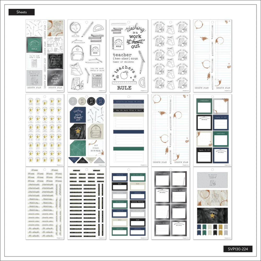 Here We Go Again Teacher - Value Pack Stickers - Big - Image 5
