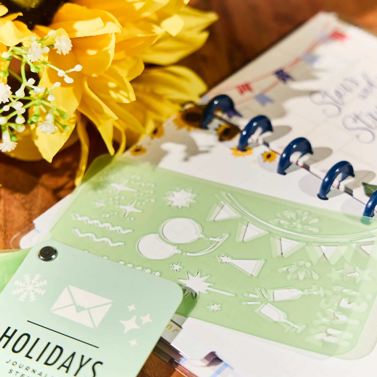 Holidays - Stencil Fan Book - 5 Sheets - Image 2