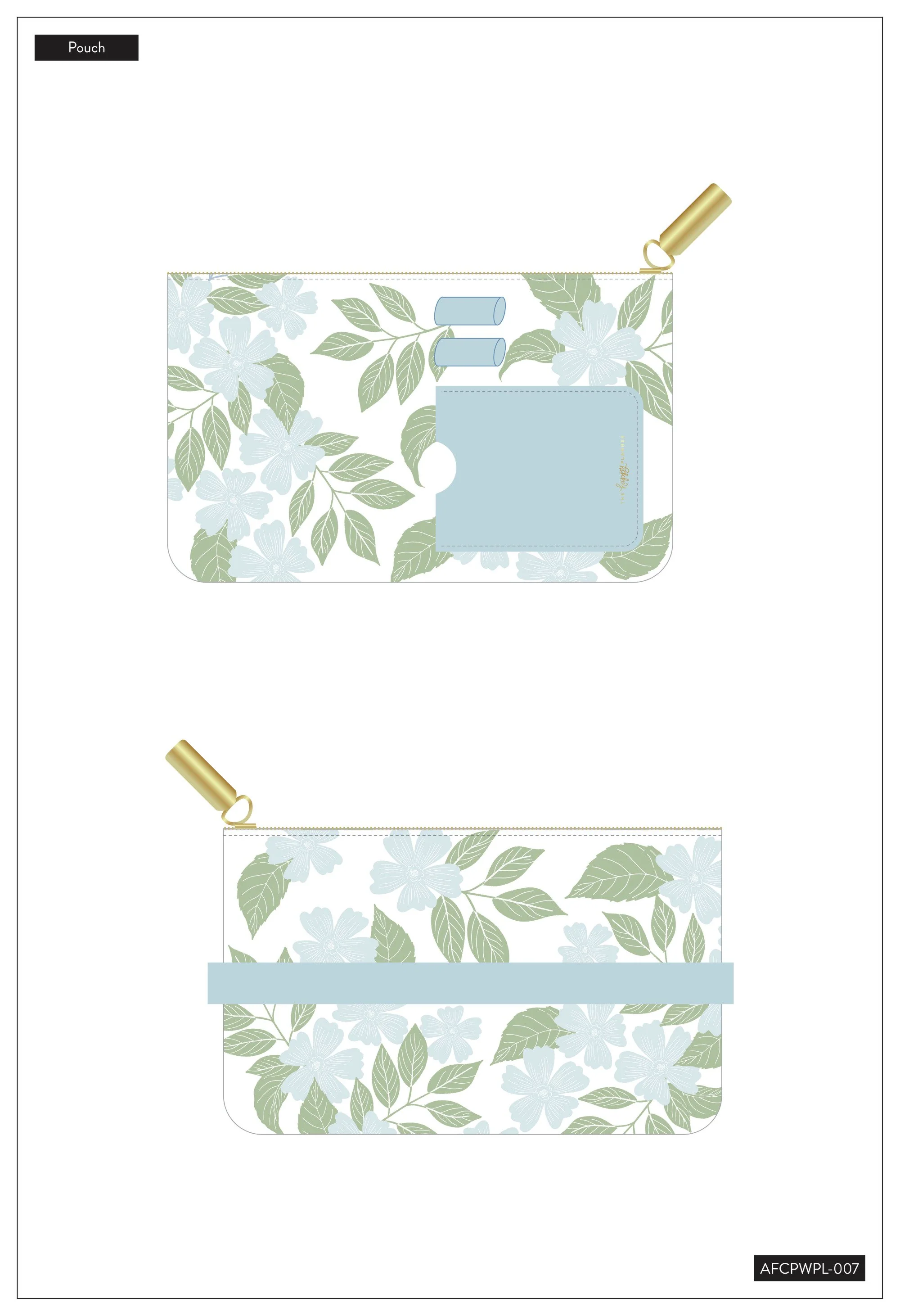 Homebody Zip Pouch With Pen Loop - Image 4
