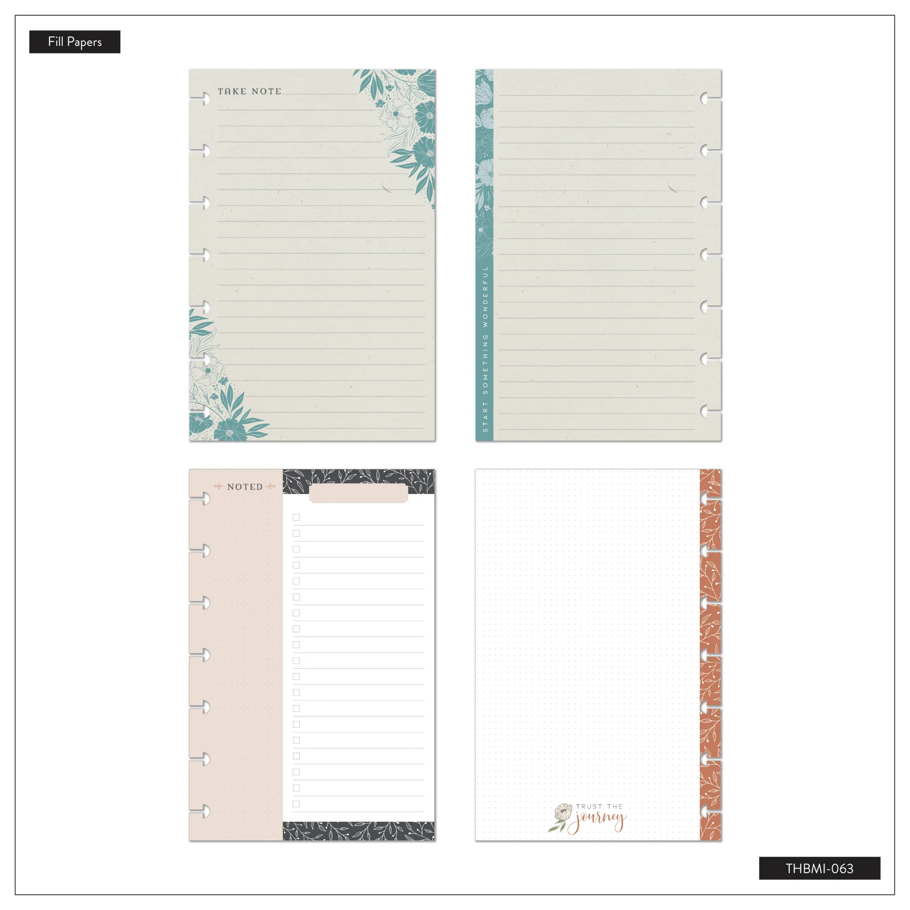 Homemade Happy - Mini On-the-Go Undated Planner Bundle - Image 15
