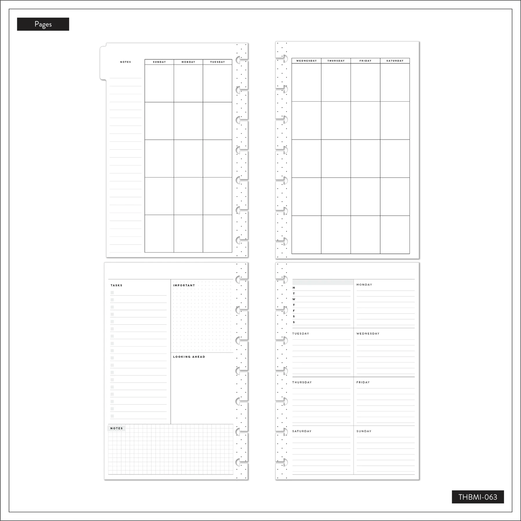Homemade Happy - Mini On-the-Go Undated Planner Bundle - Image 17