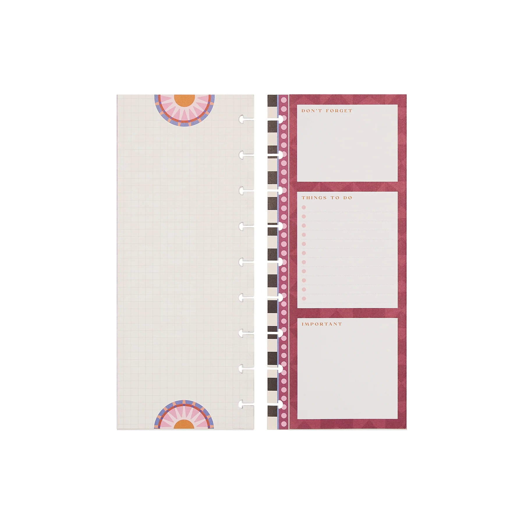 Horizon Lines - Dot Grid + Dotted Lined Classic Folded Filler Paper - 40 Sheets - Image 10