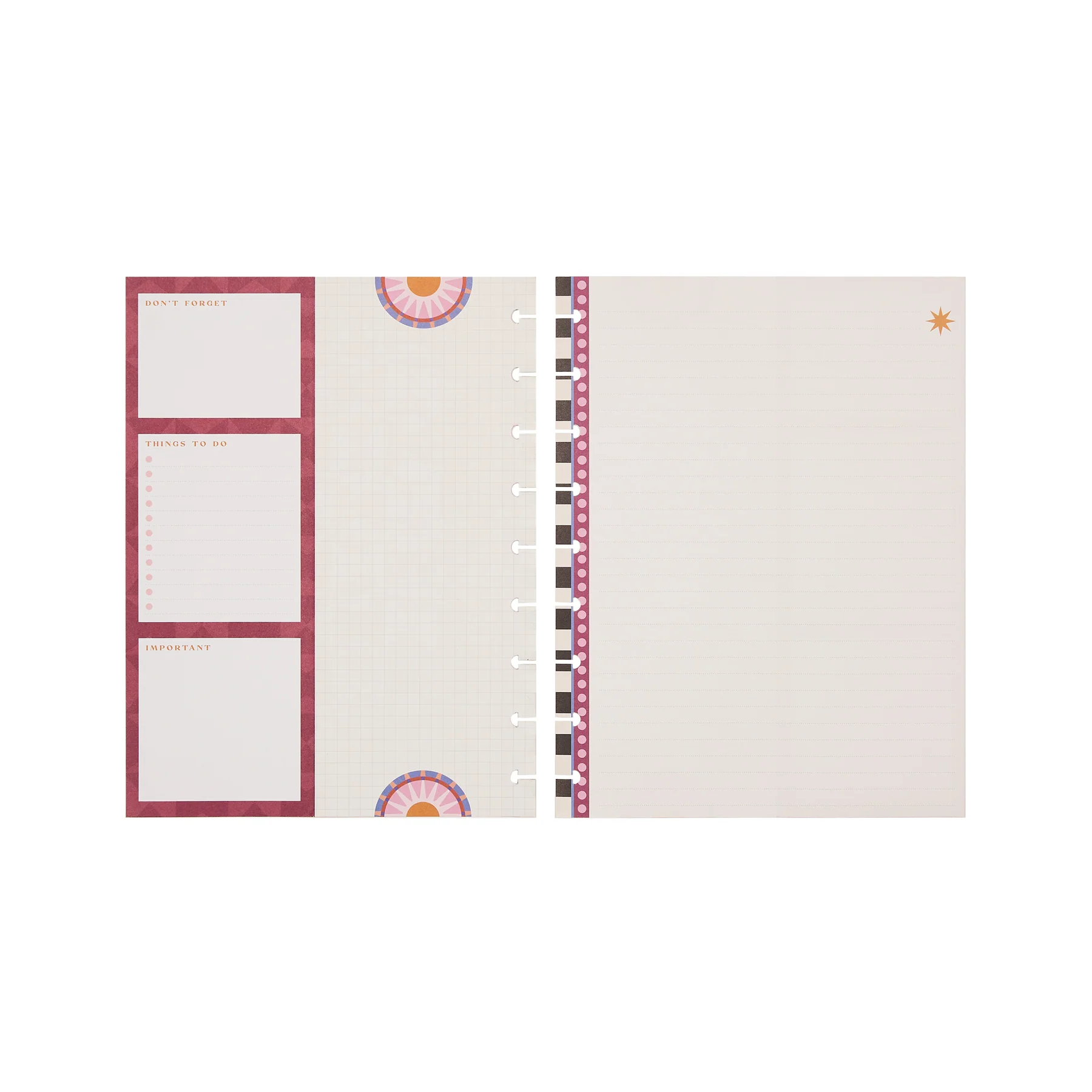Horizon Lines - Dot Grid + Dotted Lined Classic Folded Filler Paper - 40 Sheets - Image 11