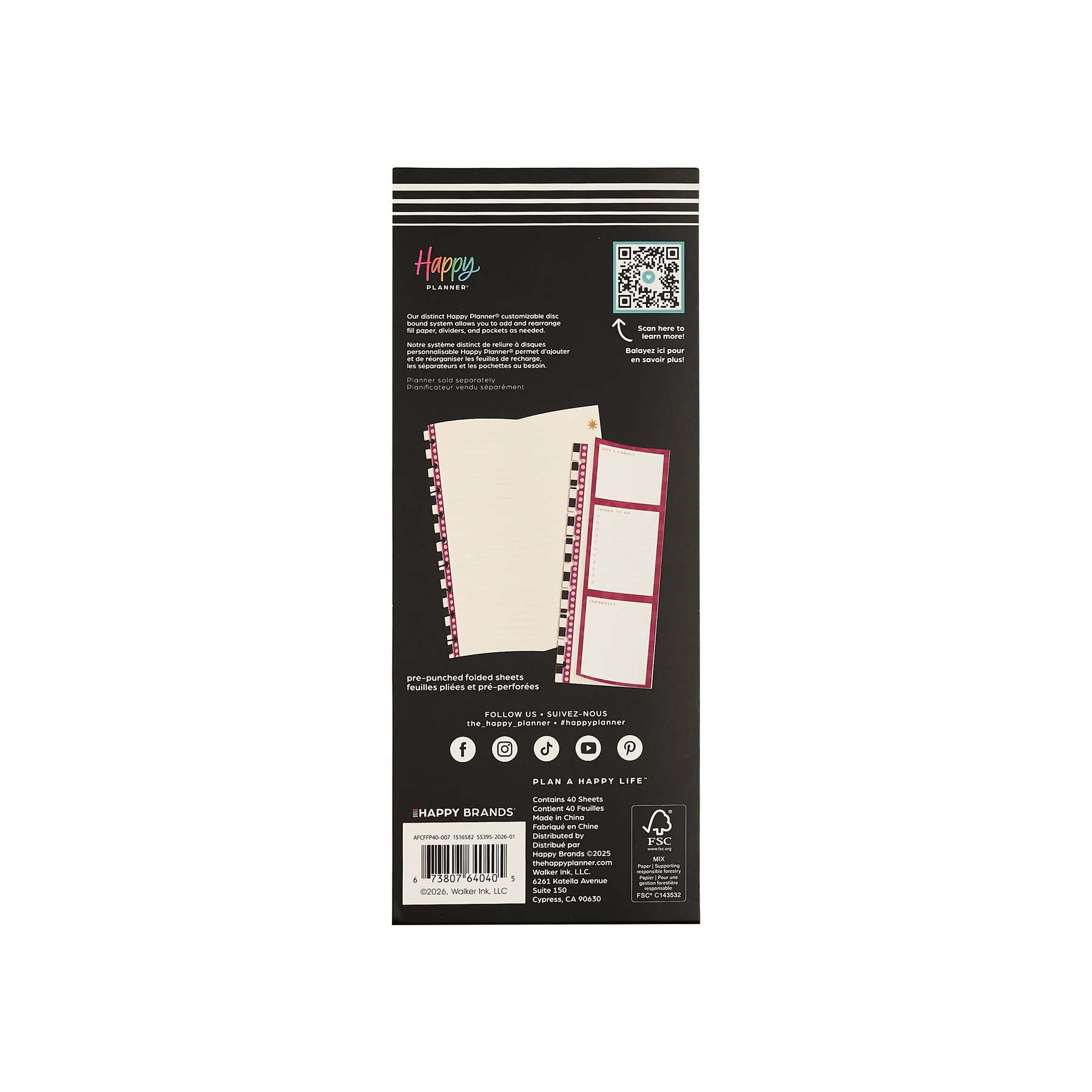 Horizon Lines - Dot Grid + Dotted Lined Classic Folded Filler Paper - 40 Sheets - Image 14