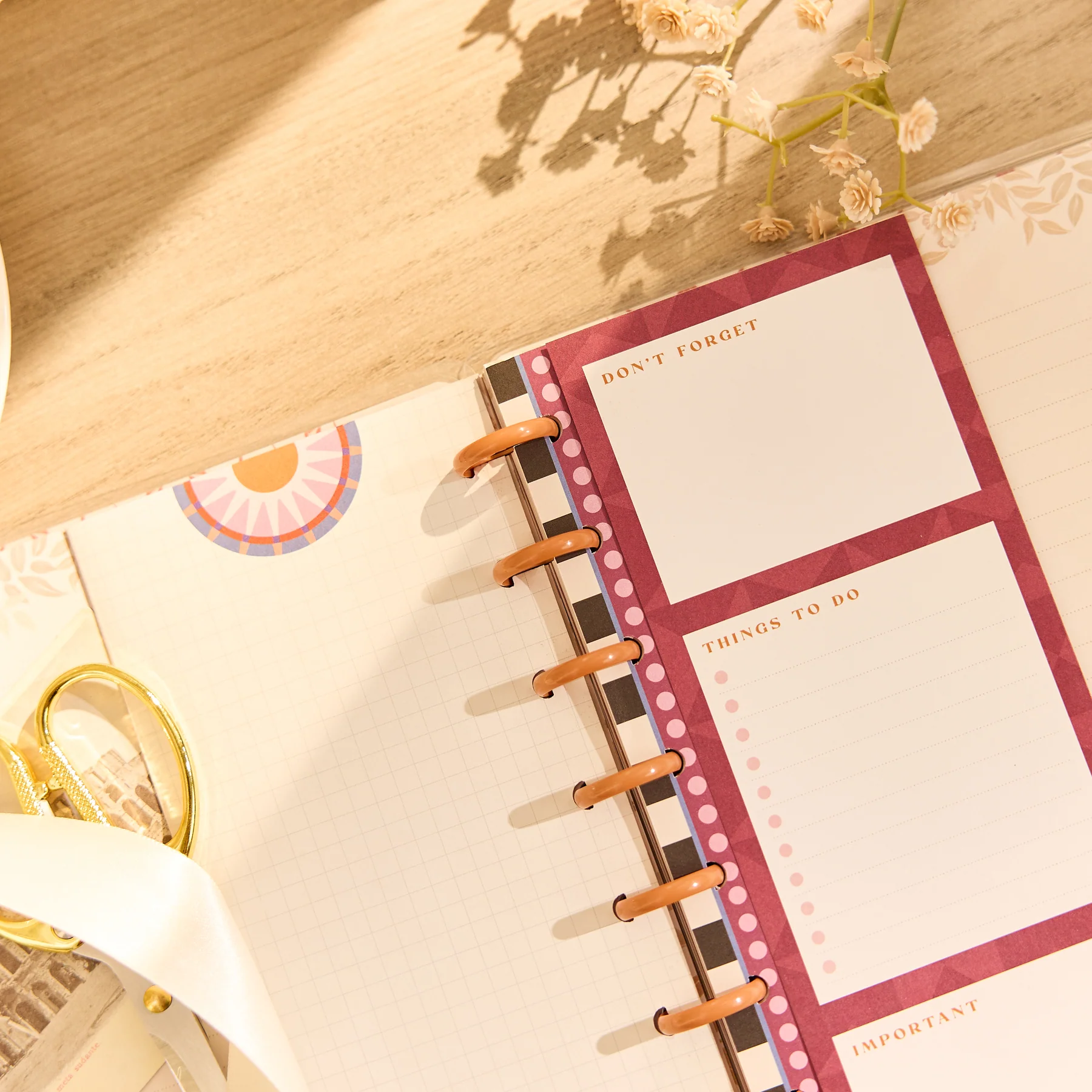 Horizon Lines - Dot Grid + Dotted Lined Classic Folded Filler Paper - 40 Sheets - Image 2