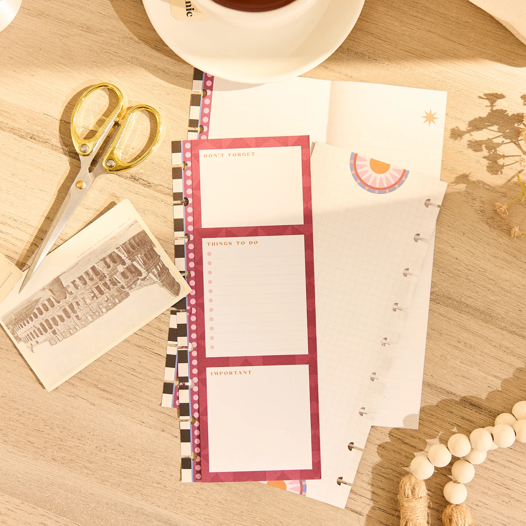 Horizon Lines - Dot Grid + Dotted Lined Classic Folded Filler Paper - 40 Sheets - Image 5