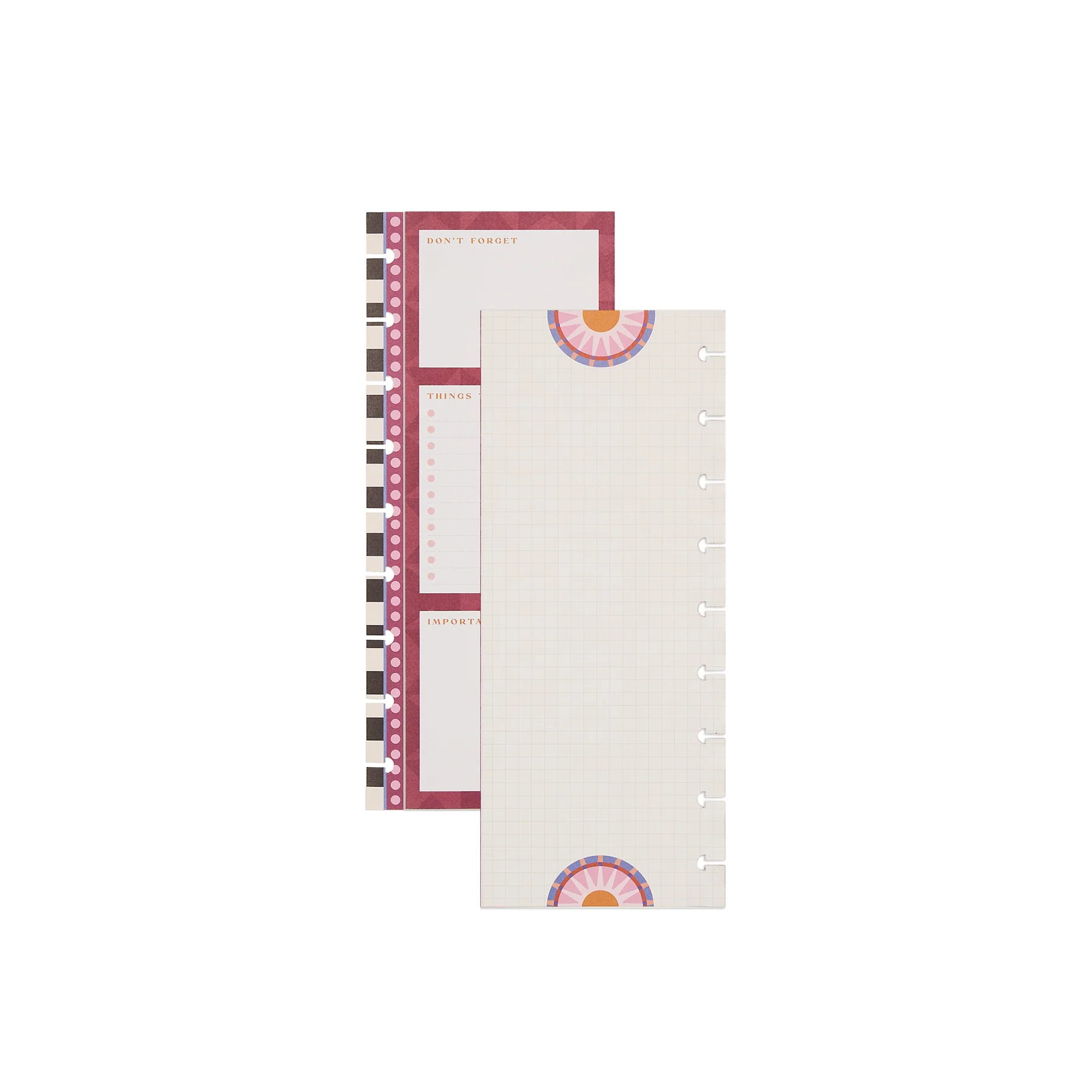 Horizon Lines - Dot Grid + Dotted Lined Classic Folded Filler Paper - 40 Sheets - Image 8