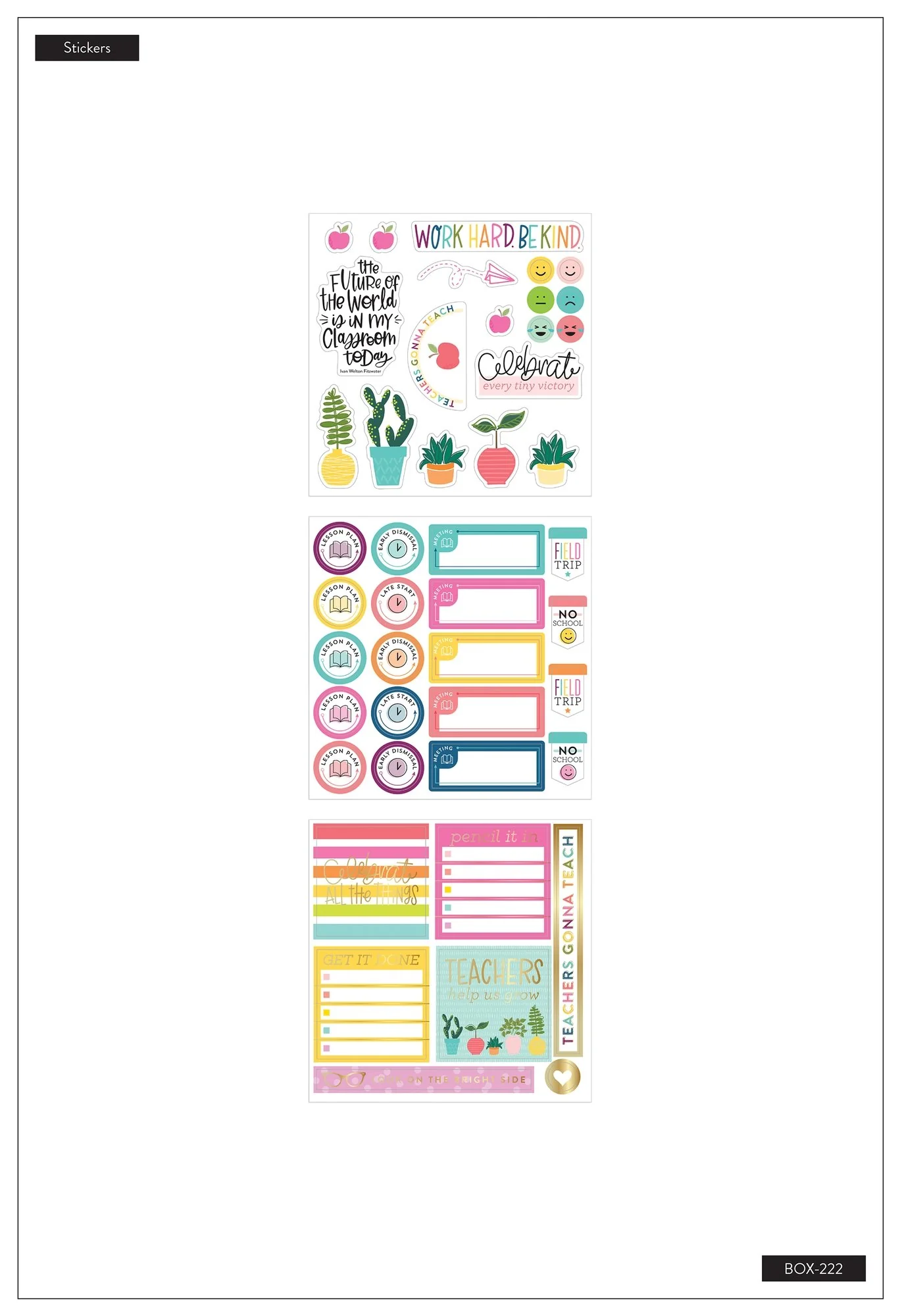 Undated BIG Teacher Box Kit - Teacher's Influence - 12 Months - Image 3