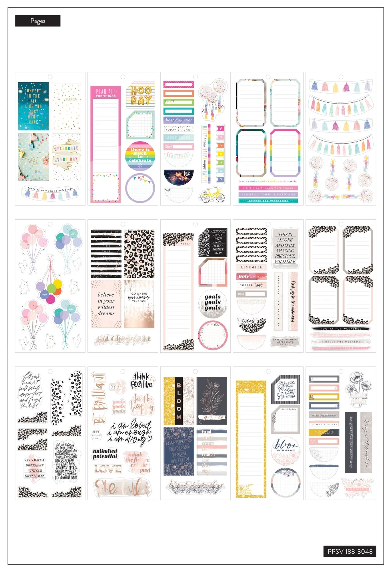 Value Pack Stickers - Color Story - BIG - Image 2