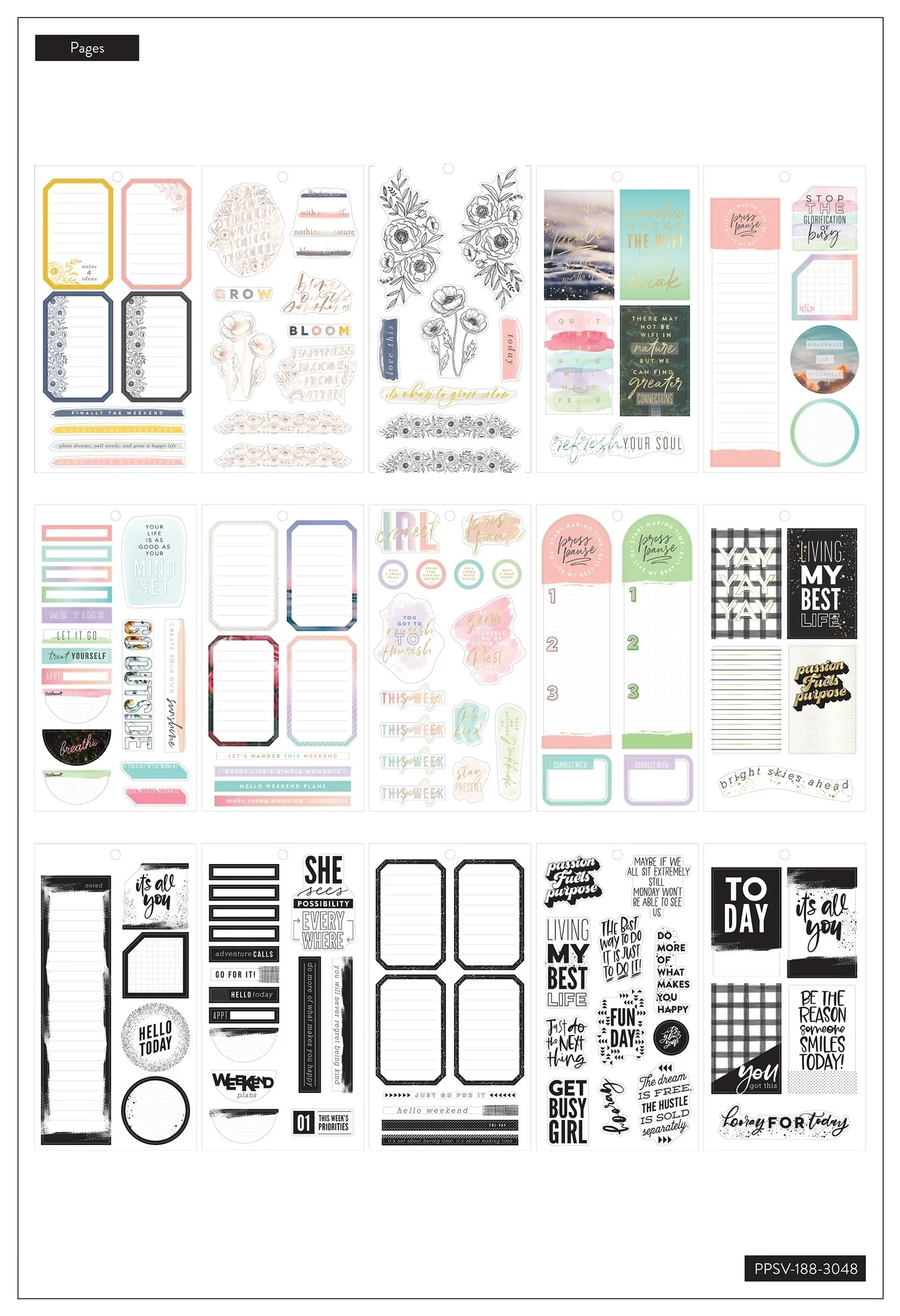Value Pack Stickers - Color Story - BIG - Image 3