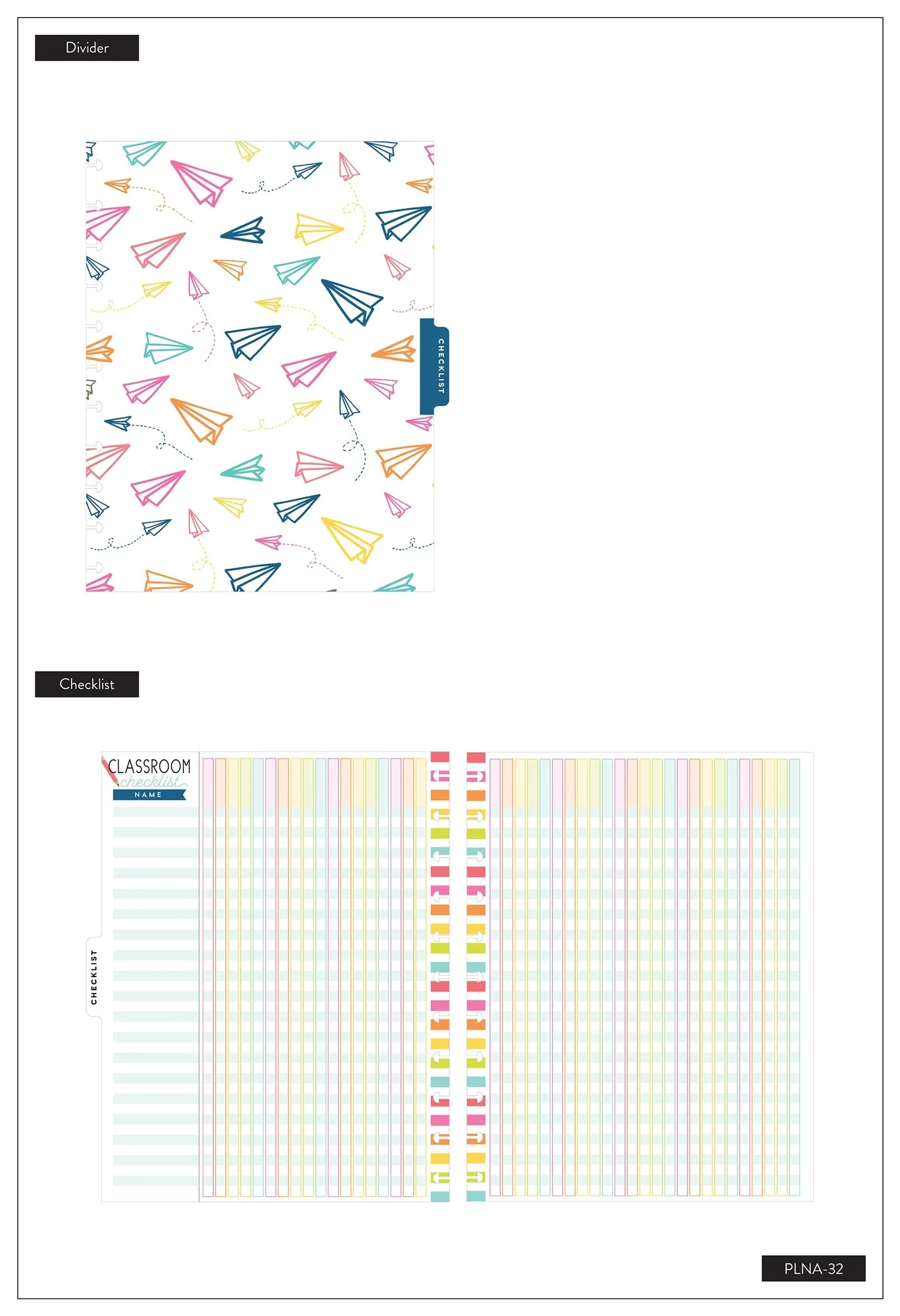 Undated BIG Happy Planner® -  Teacher's Plant Seeds - 12 Months - Image 3