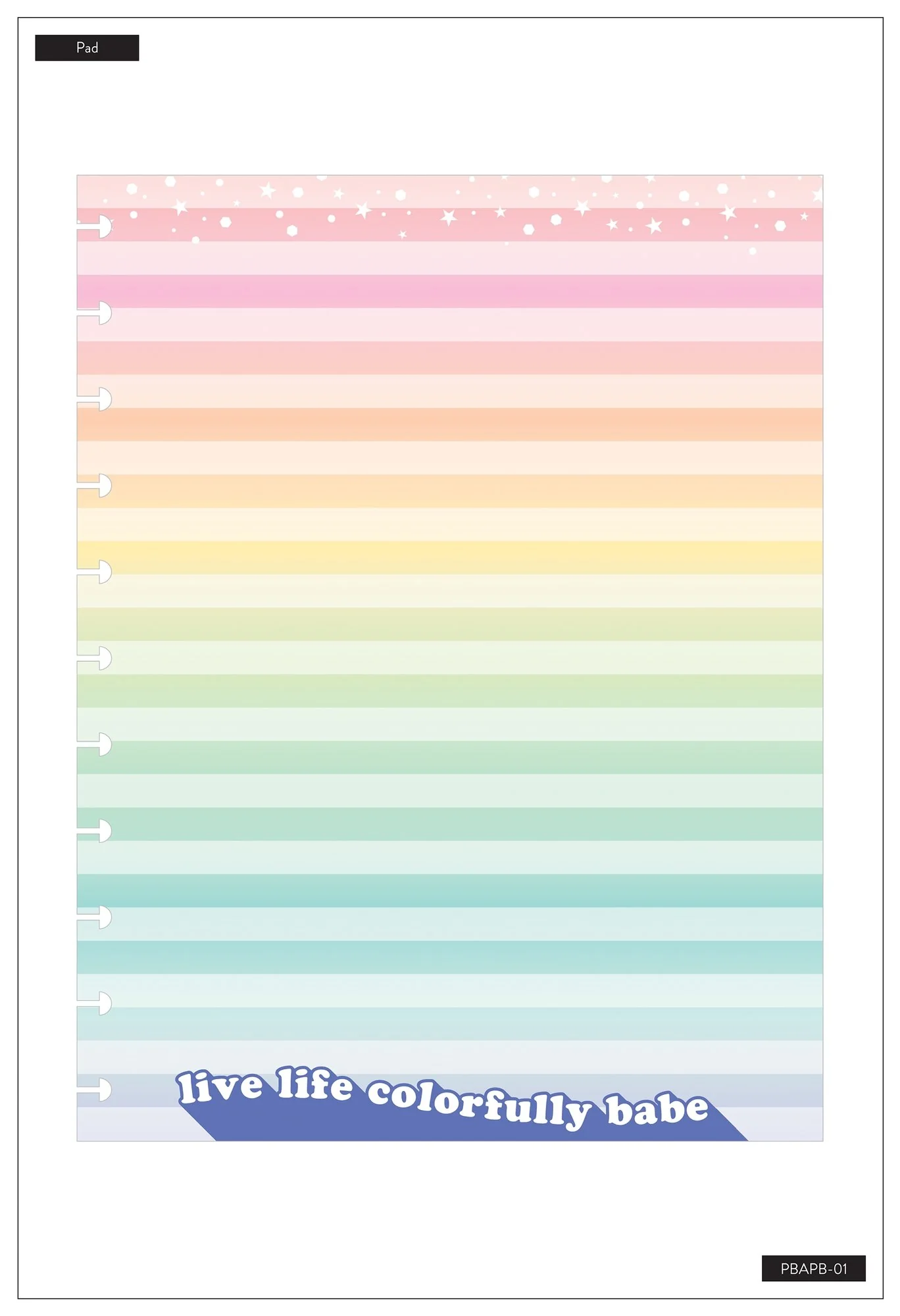 BIG Block Paper Pad - Brights - Image 2
