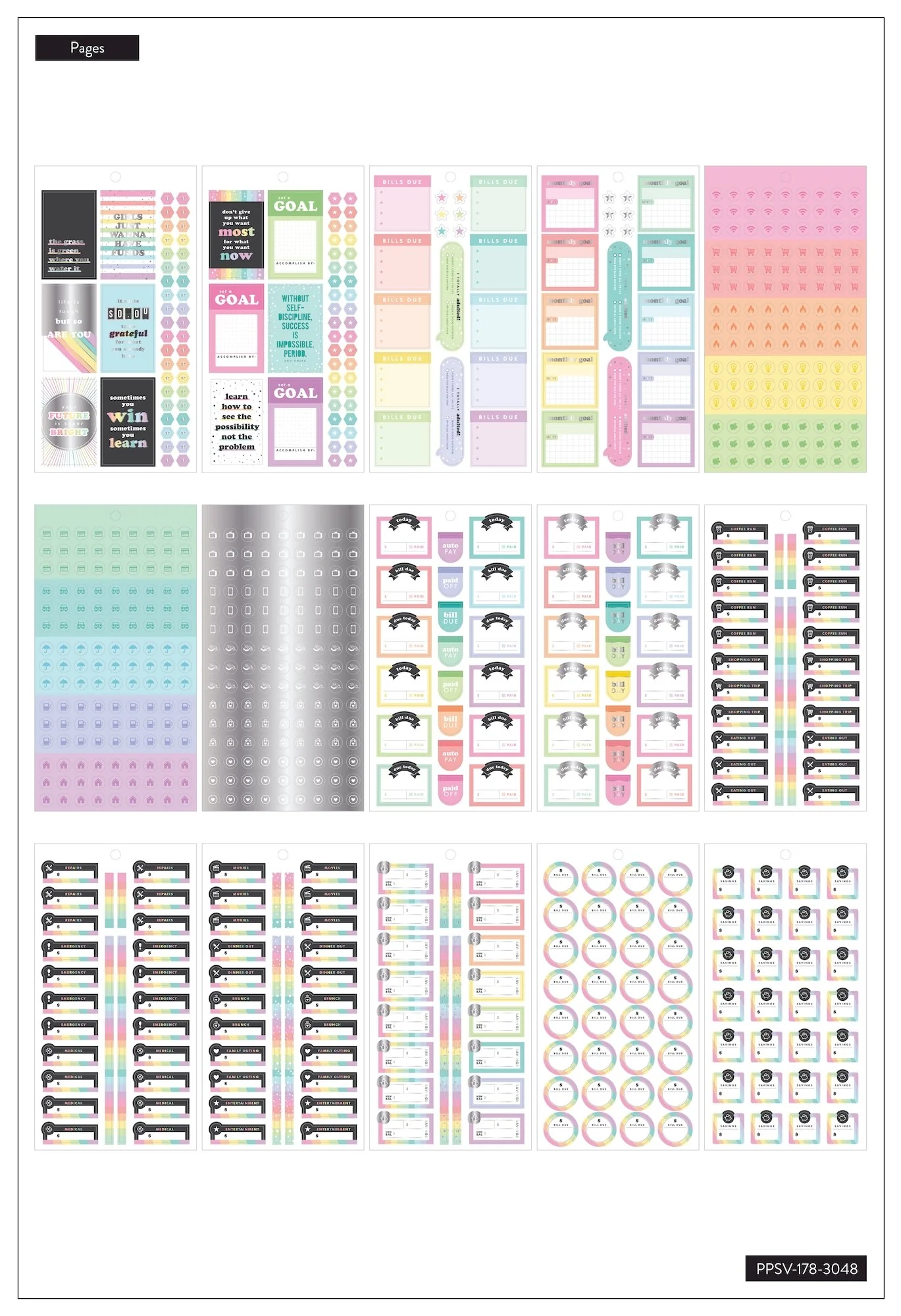 Value Pack Stickers - Budget - Image 2