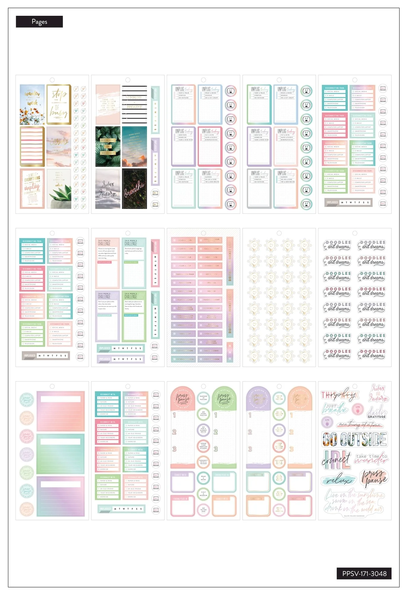 Value Pack Stickers - Digital Detox - Image 3