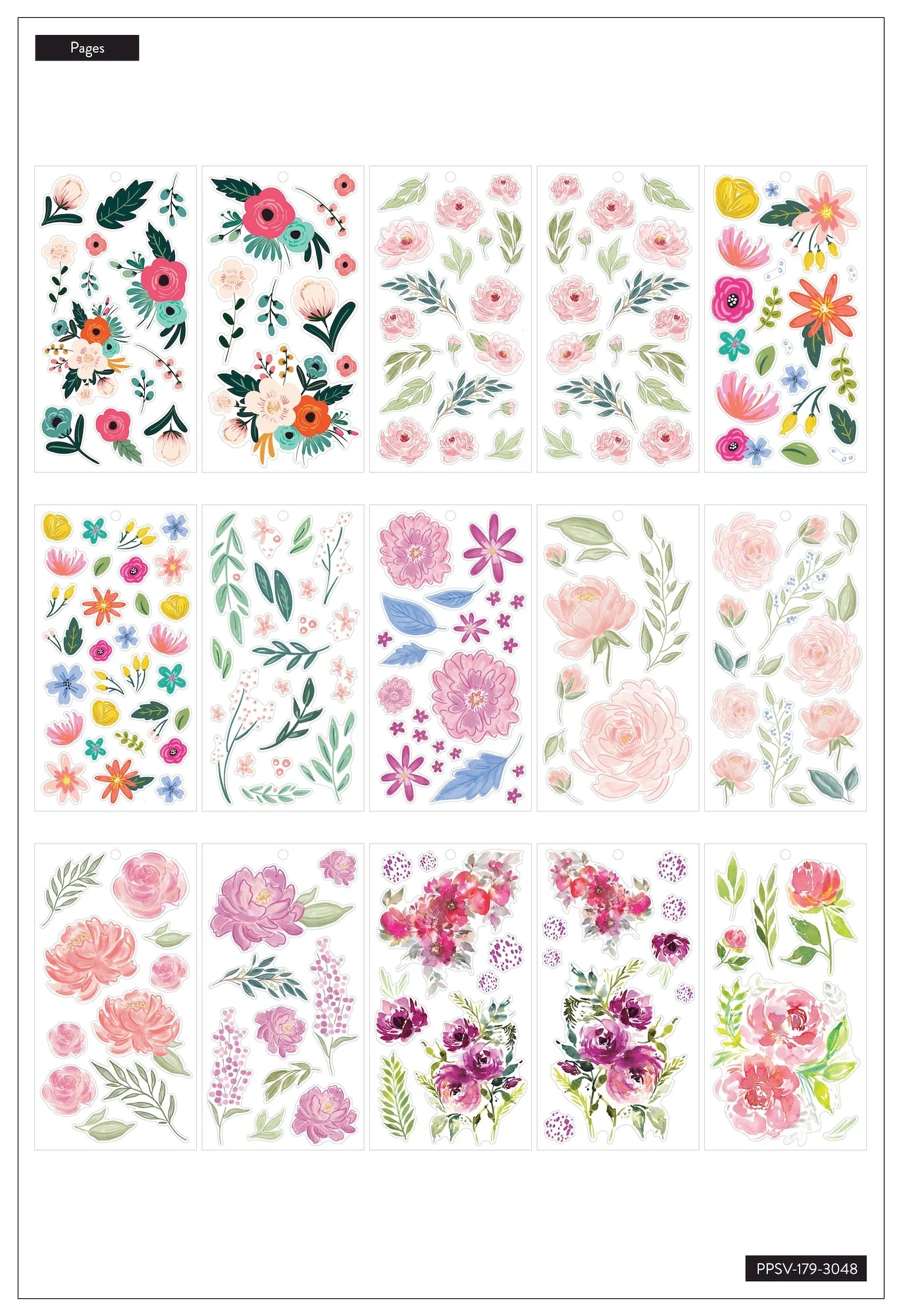 Value Pack Stickers - Flowers - Image 2
