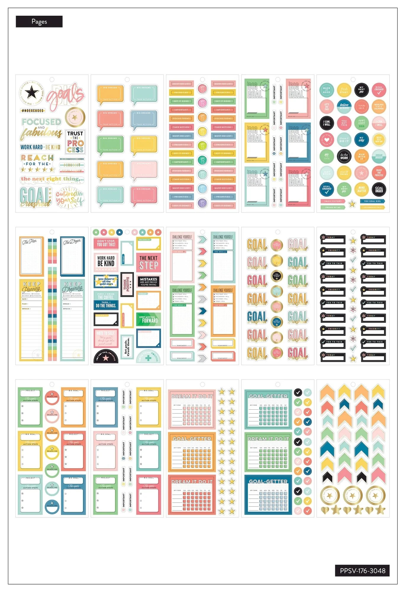 Value Pack Stickers - Goals - Image 2