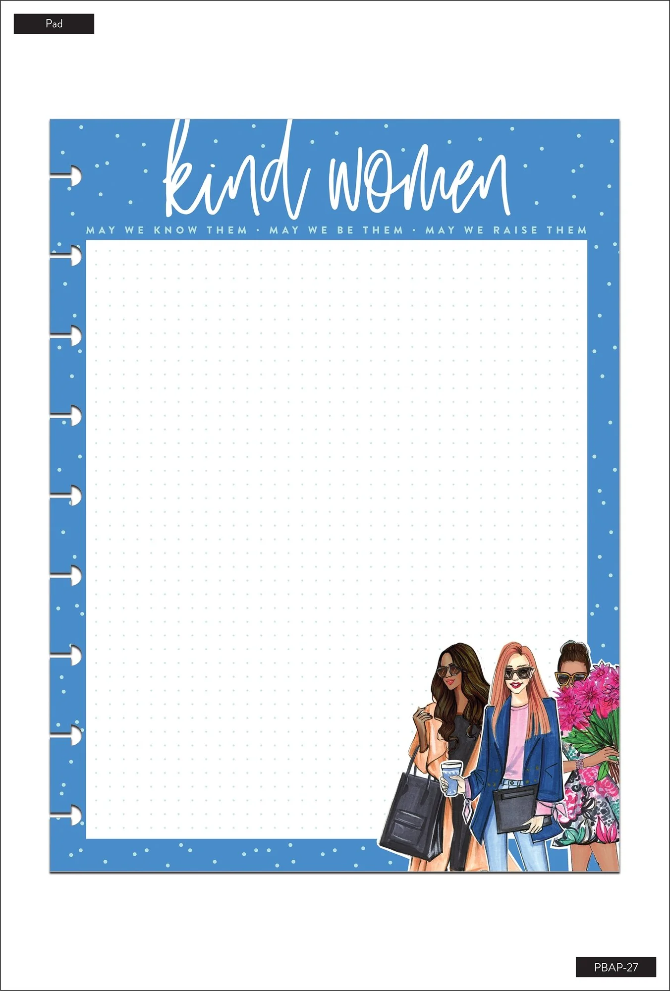 Classic Block Paper Pad - Rongrong - Kind Women - Image 2