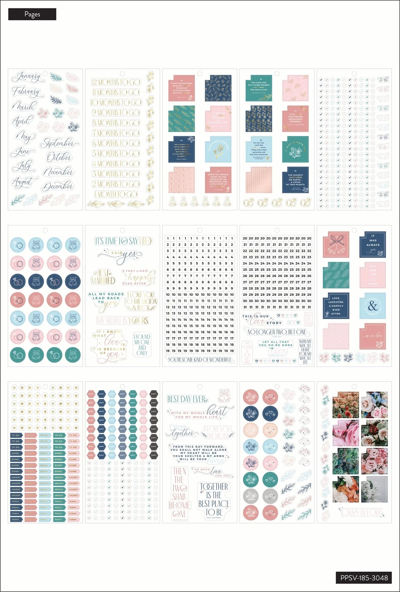 Value Pack Stickers - Wedding - Image 3