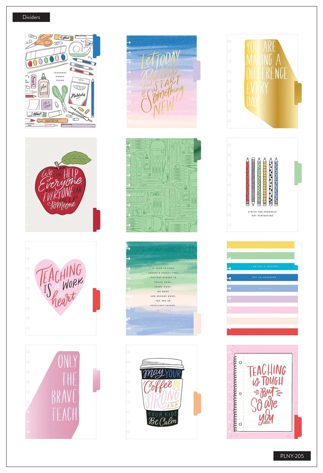 Undated Classic Teacher Happy Planner® - School Days - 12 Months - Image 2