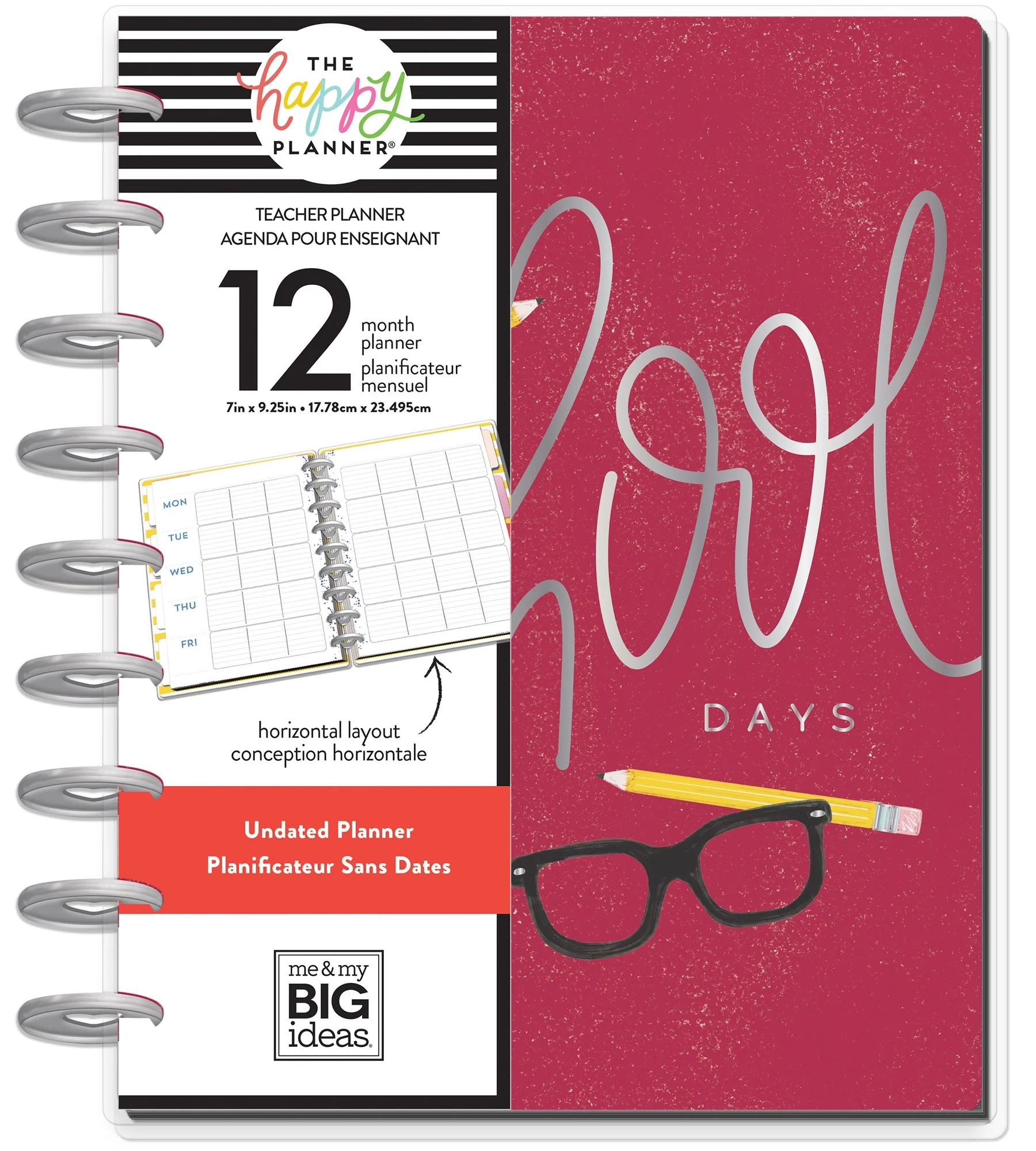 Undated Classic Teacher Happy Planner® - School Days - 12 Months - Image 5