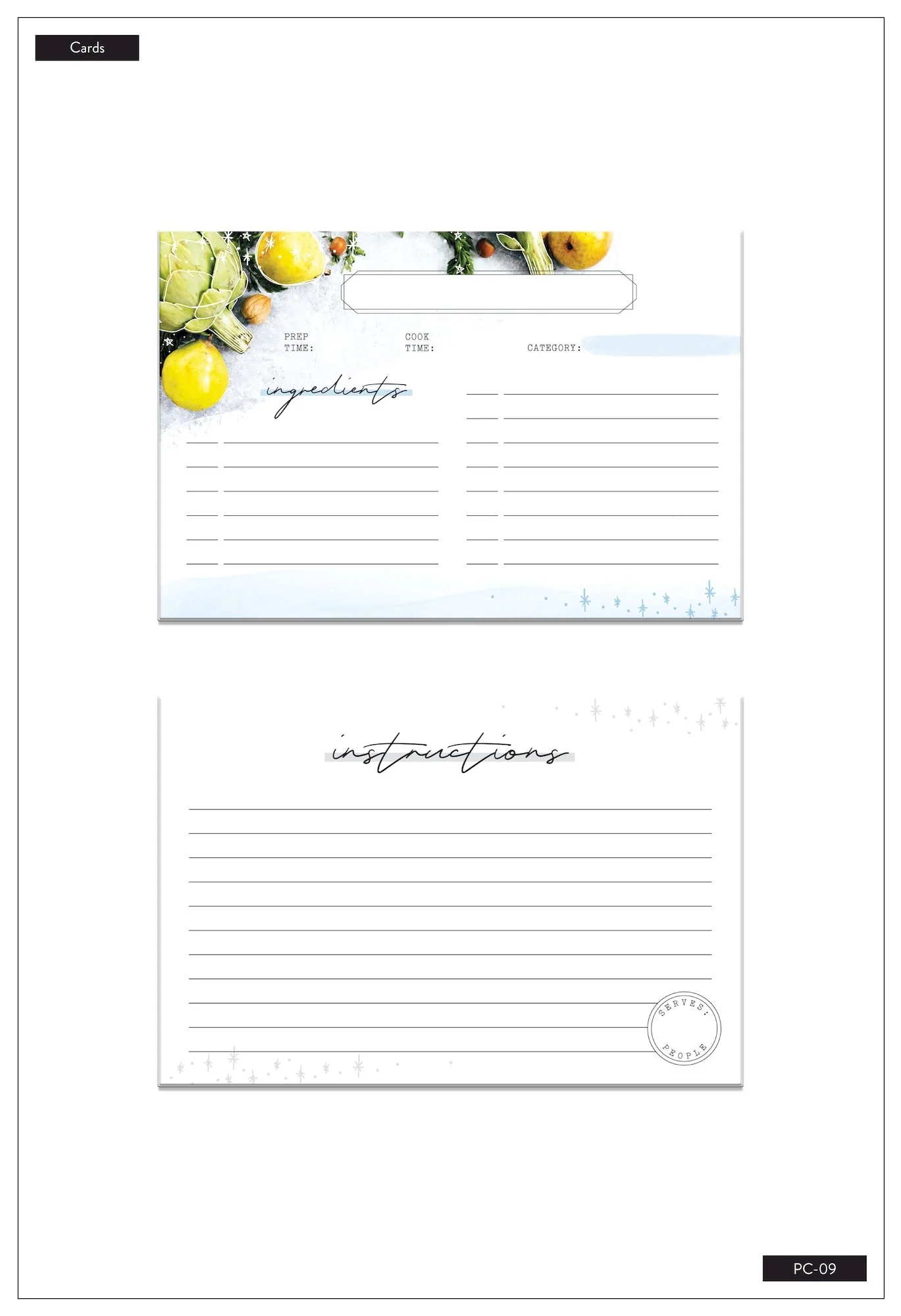 Bon Appetit Foodie Recipe Cards - Image 4