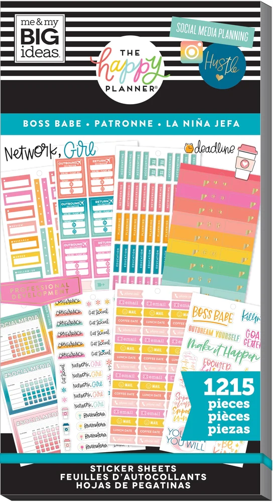 Value Pack Stickers - Boss Babe
