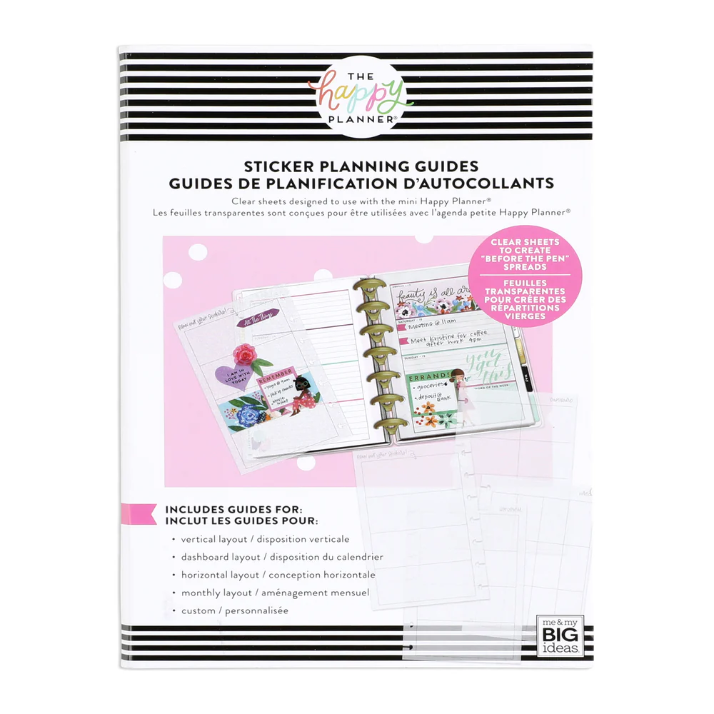 Mini Clear Sticker Planning Guide
