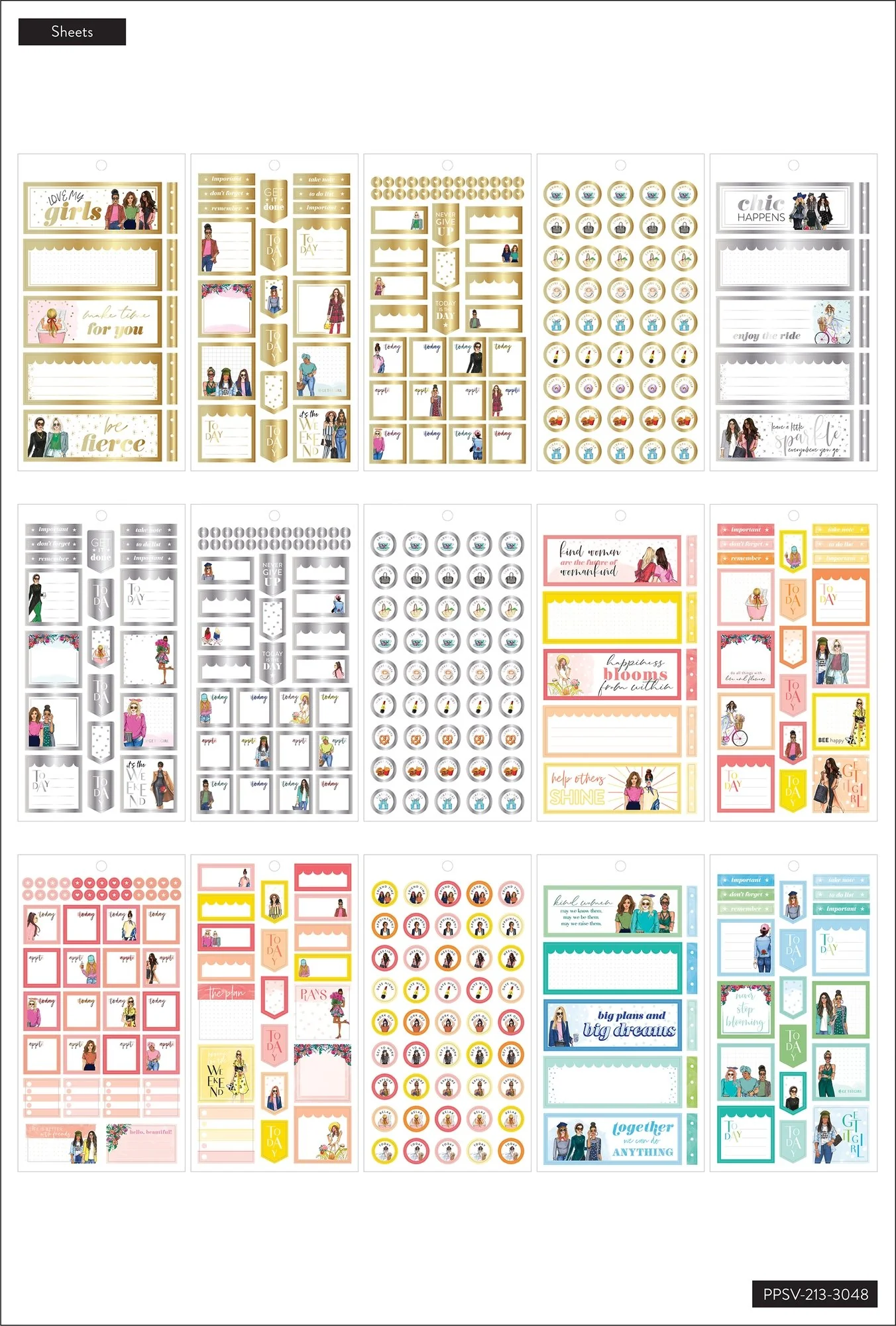 Value Pack Stickers - Rongrong - Everyday - Mini - Image 2