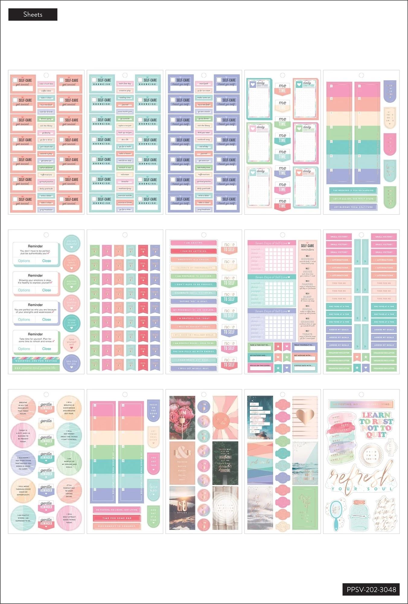 Value Pack Stickers - Mood Tracker and Mental Health - Image 4