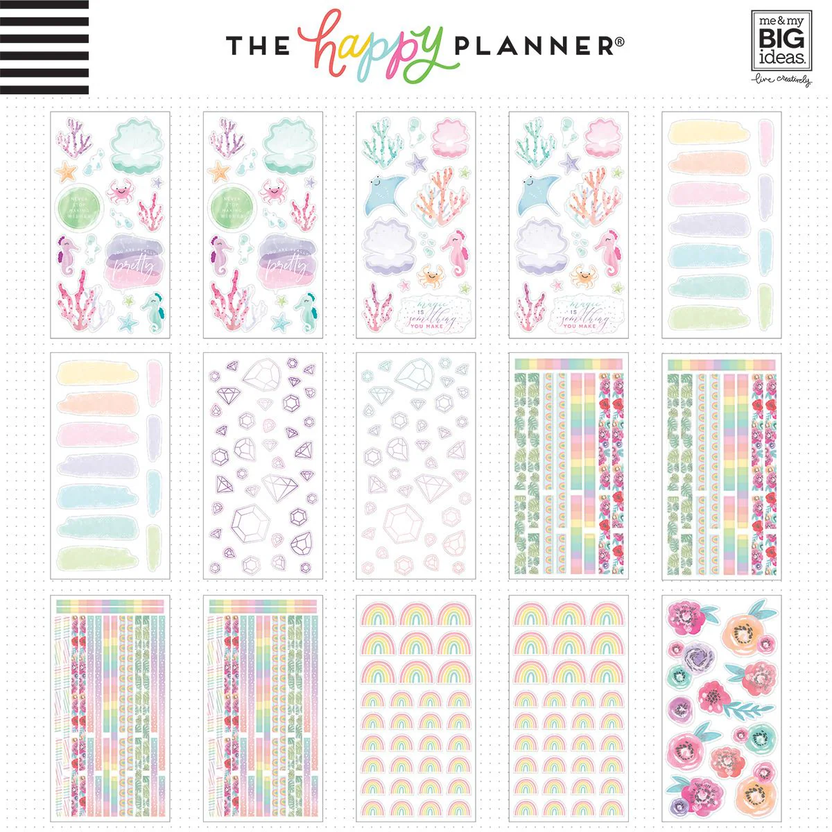 Mega Value Pack Stickers - Pastels - 100 Sheets! - Image 4
