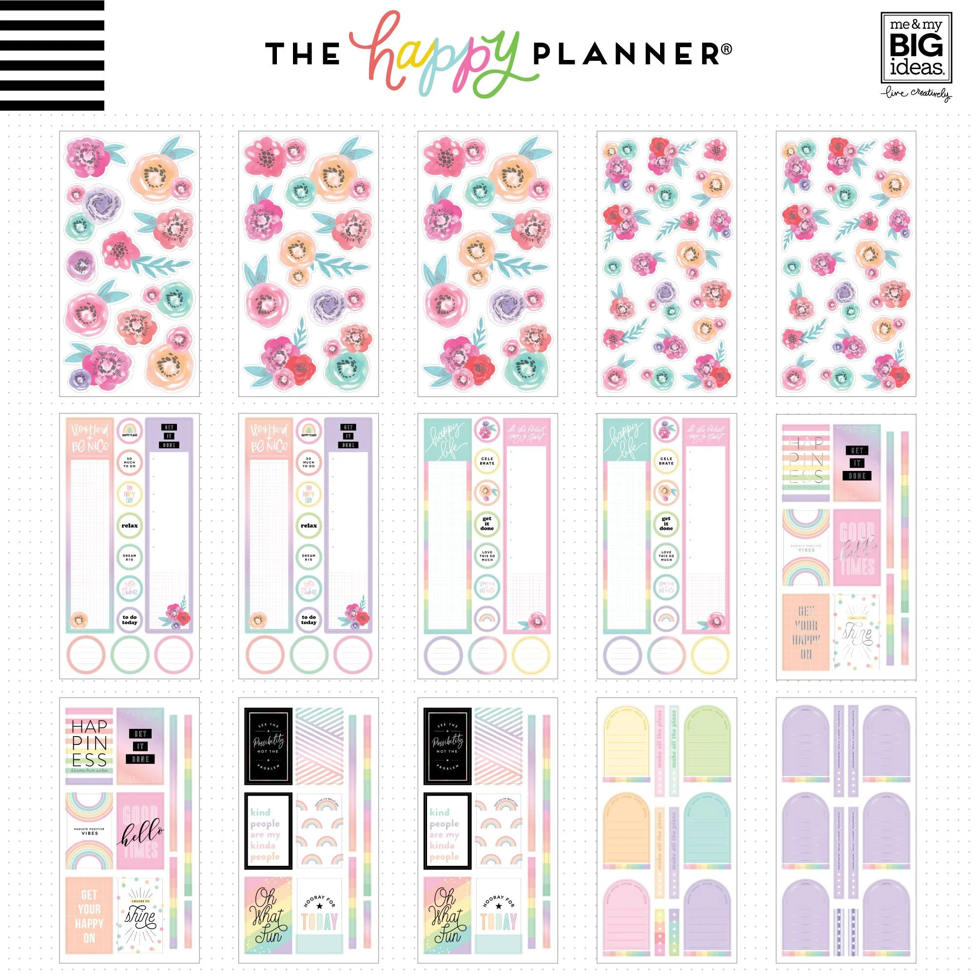 Mega Value Pack Stickers - Pastels - 100 Sheets! - Image 5