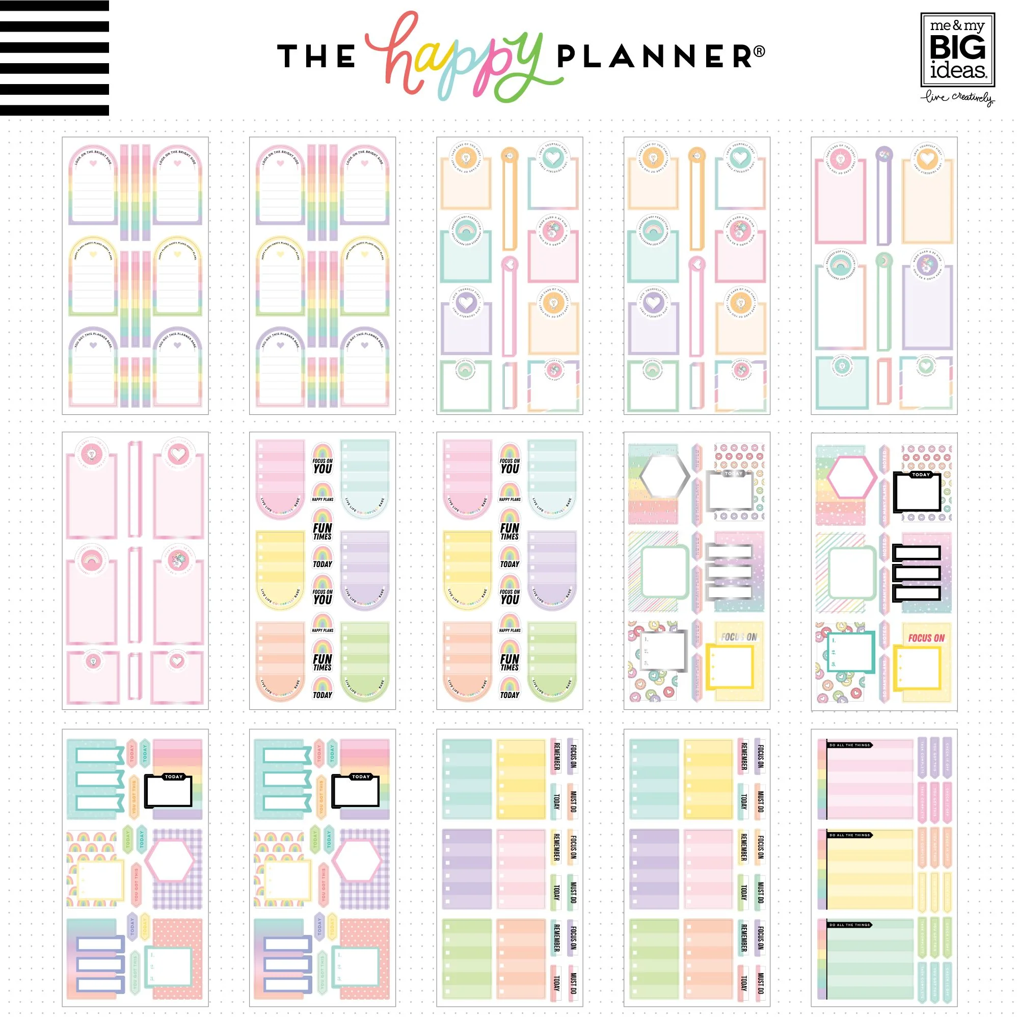 Mega Value Pack Stickers - Pastels - 100 Sheets! - Image 6