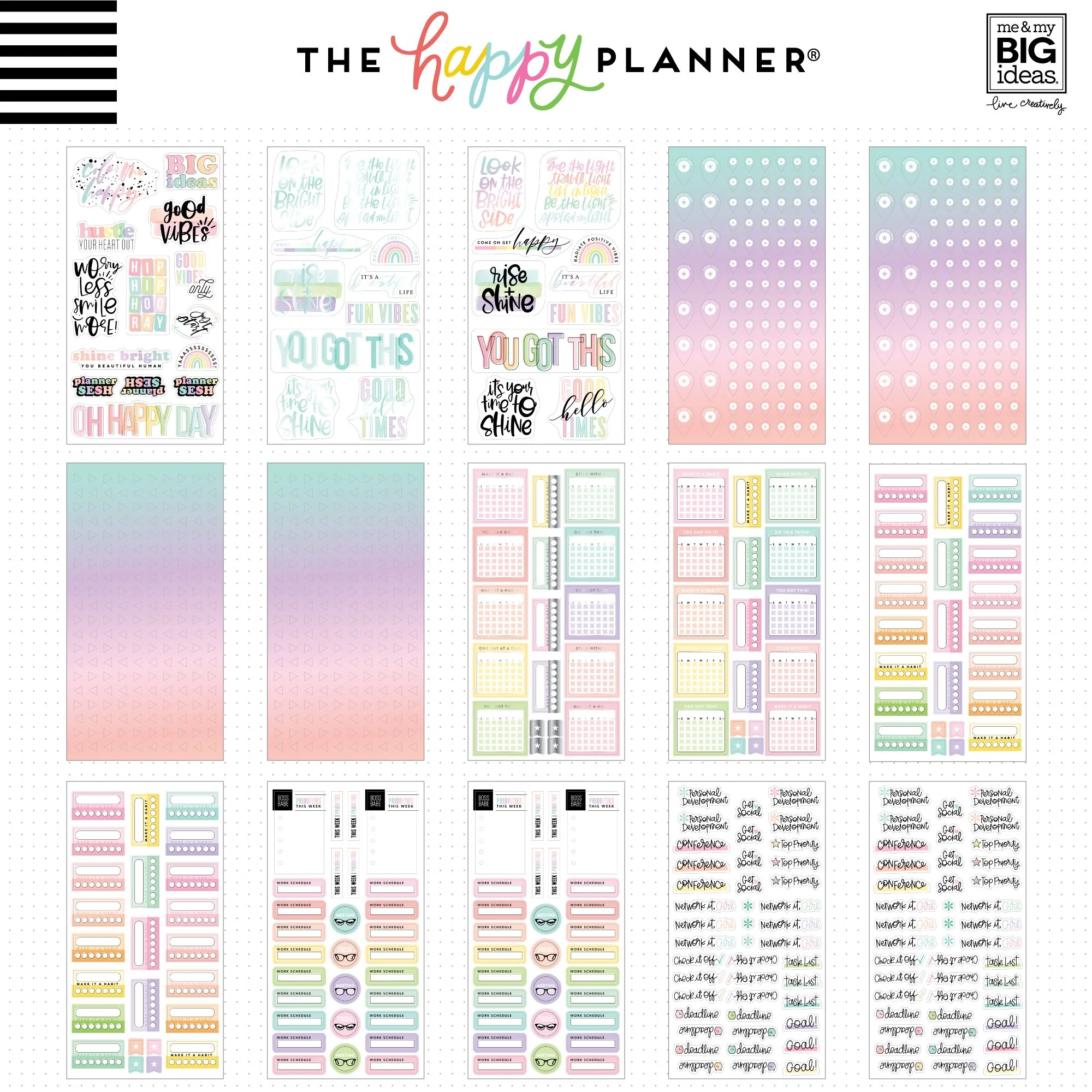 Mega Value Pack Stickers - Pastels - 100 Sheets! - Image 9