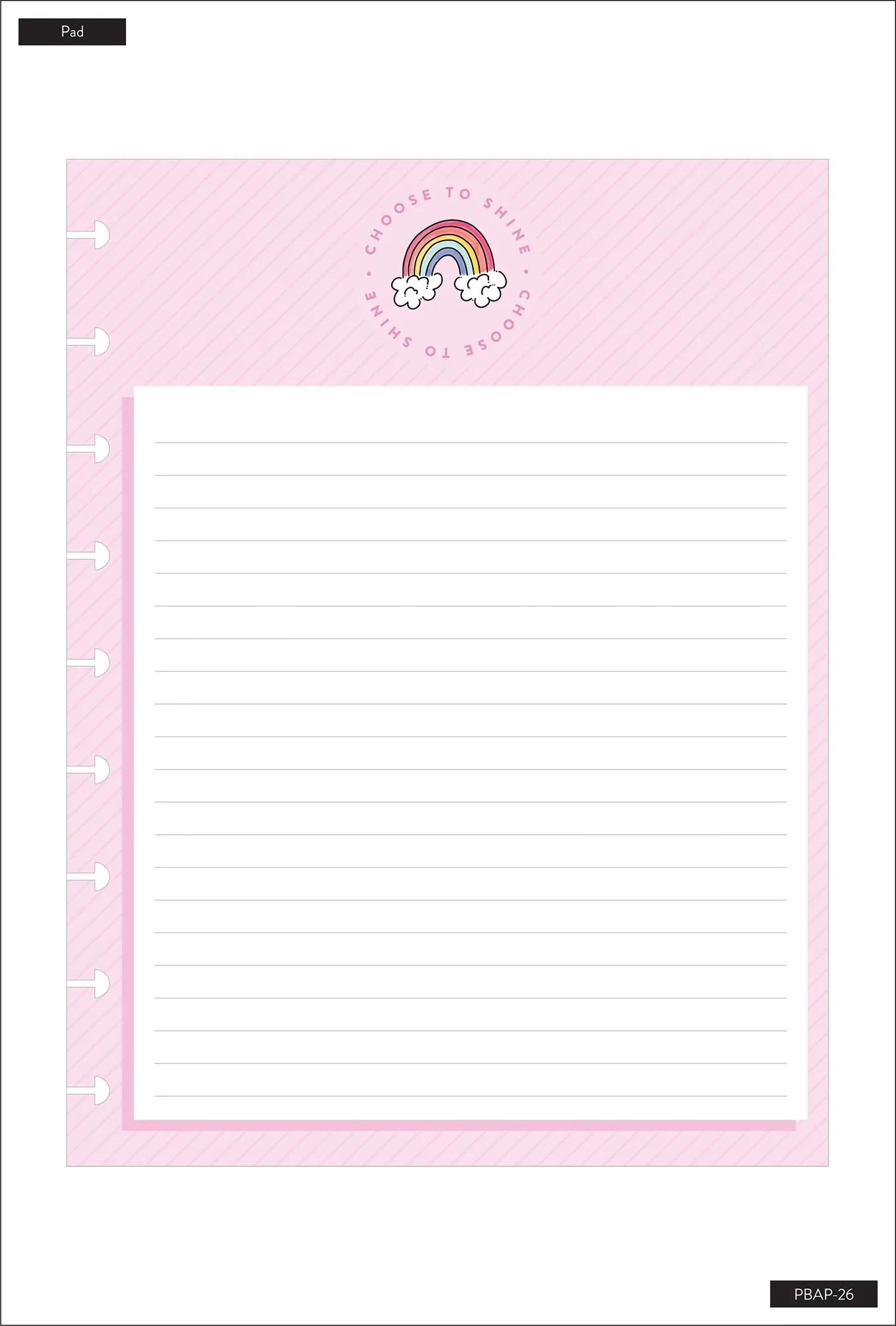 Classic Block Paper Pad - Rainbow - Image 2