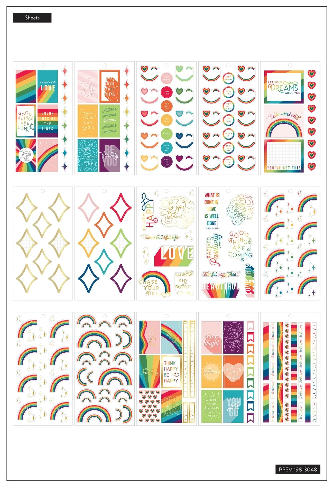 Value Pack Stickers - Rainbow Dreams - Image 2