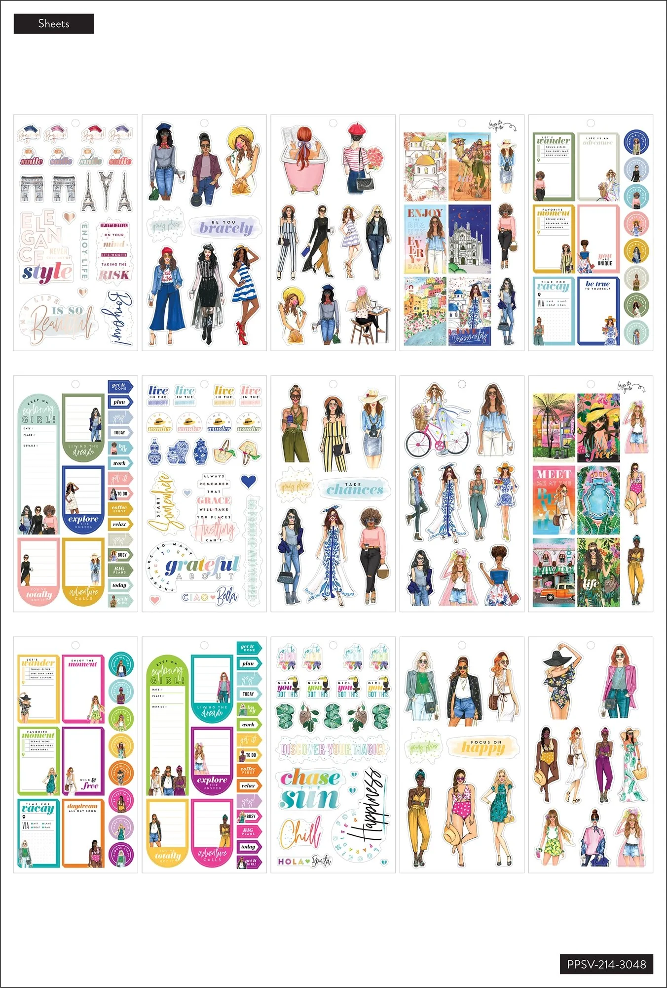 Value Pack Stickers - Rongrong - Travel - Image 2