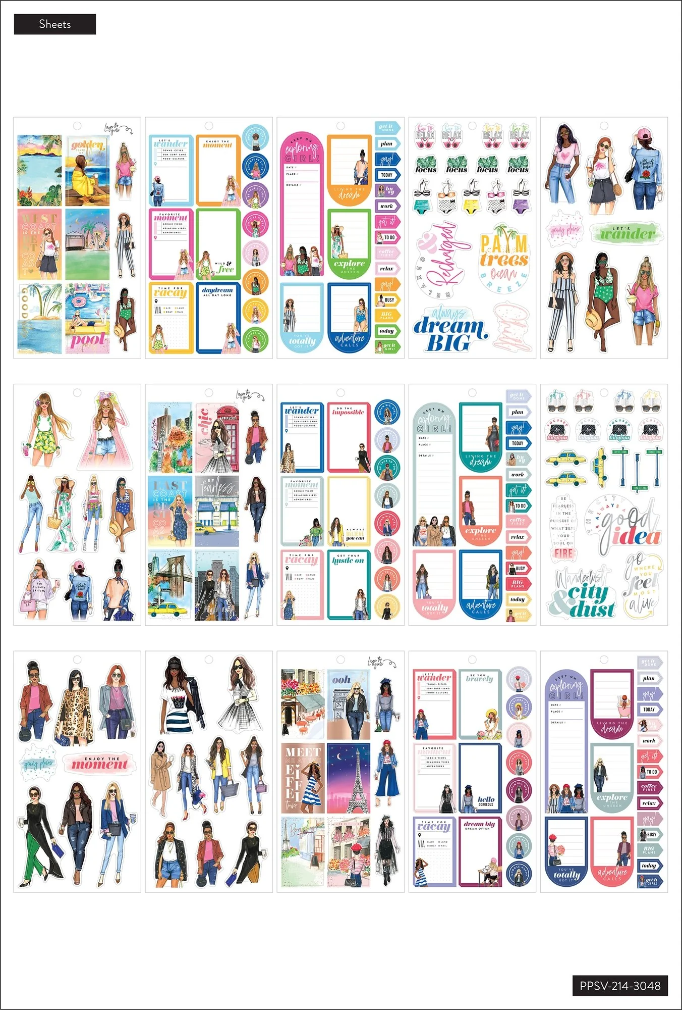 Value Pack Stickers - Rongrong - Travel - Image 3