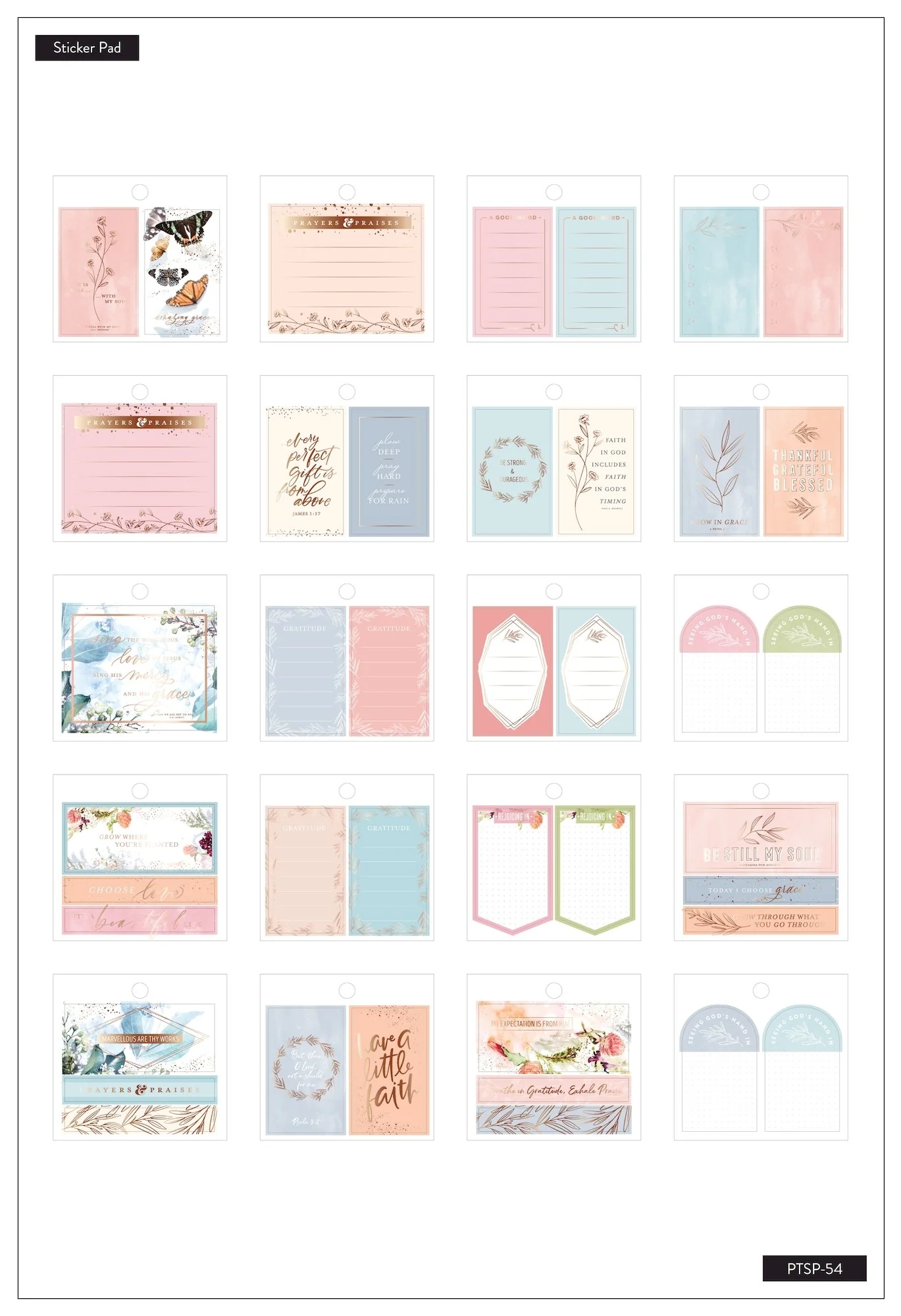 Tiny Stickers Pad - Faith - Image 2
