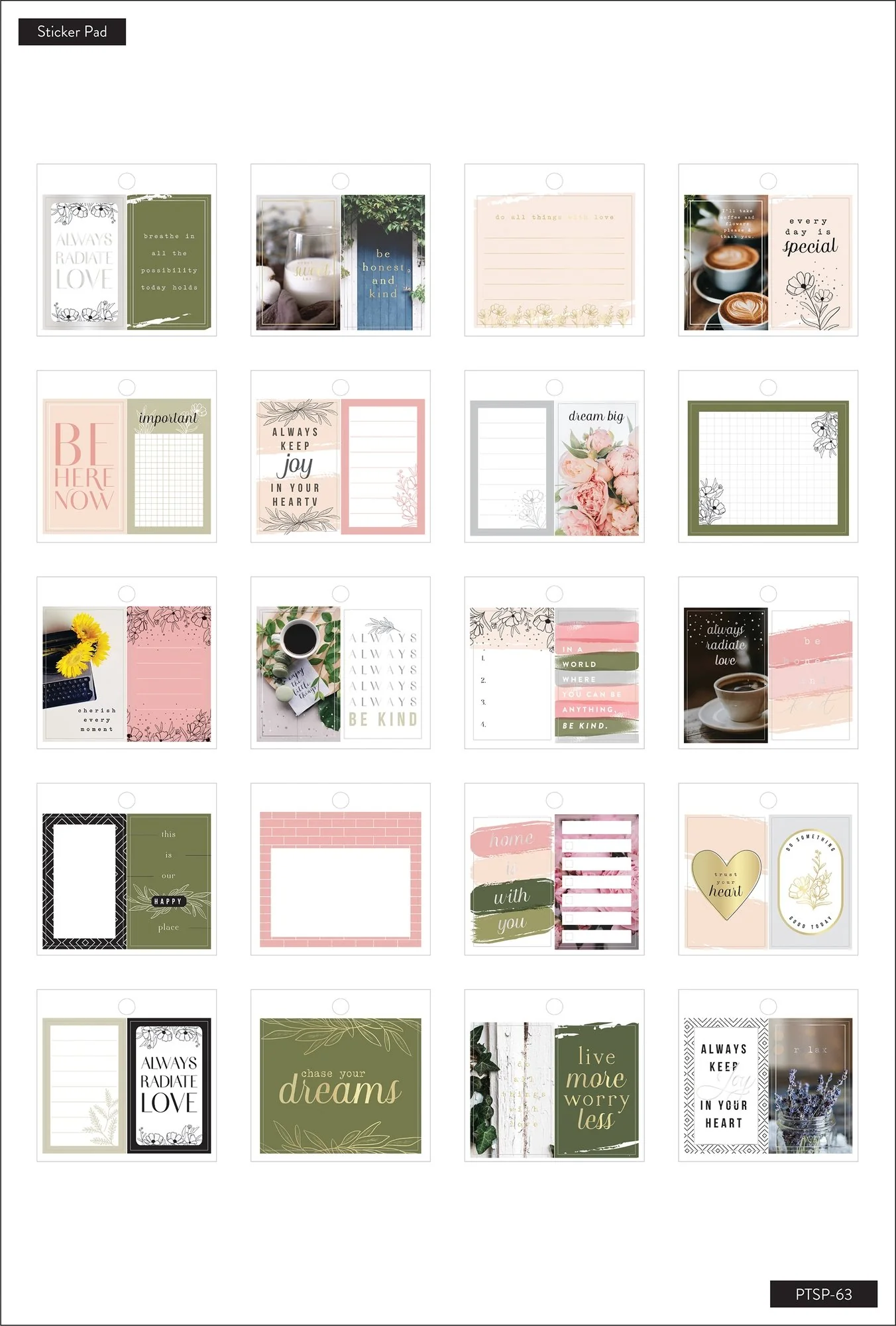 Tiny Sticker Pad - Farmhouse - Image 2