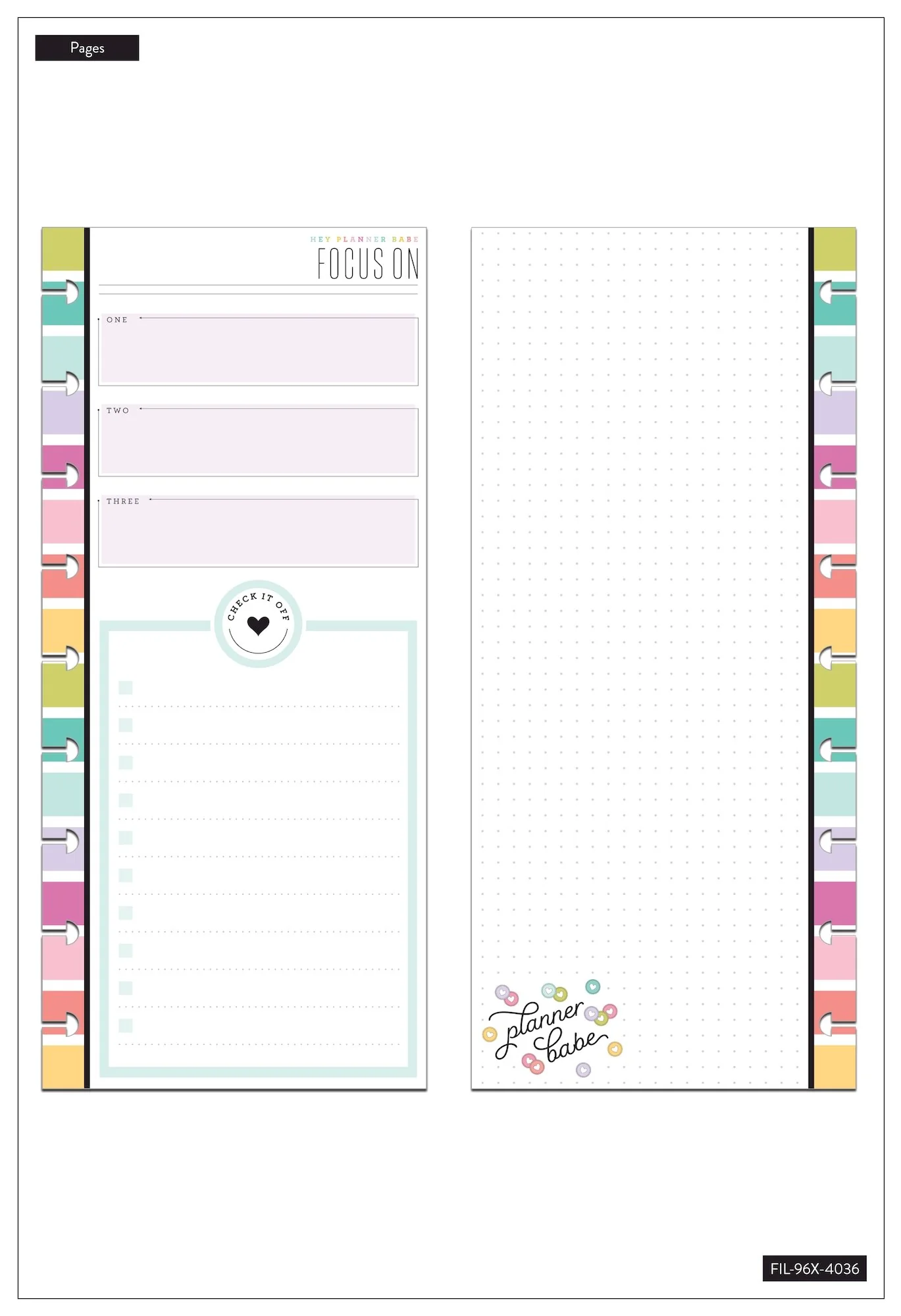 Classic Half Sheet Note Paper - Focus - Planner Babe - Image 3