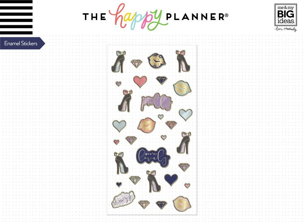 Enamel Stickers - Glam Girl - Image 2
