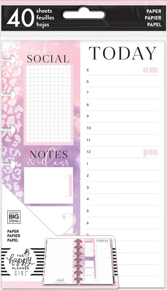 Mini Note Paper - Today - Glam Girl