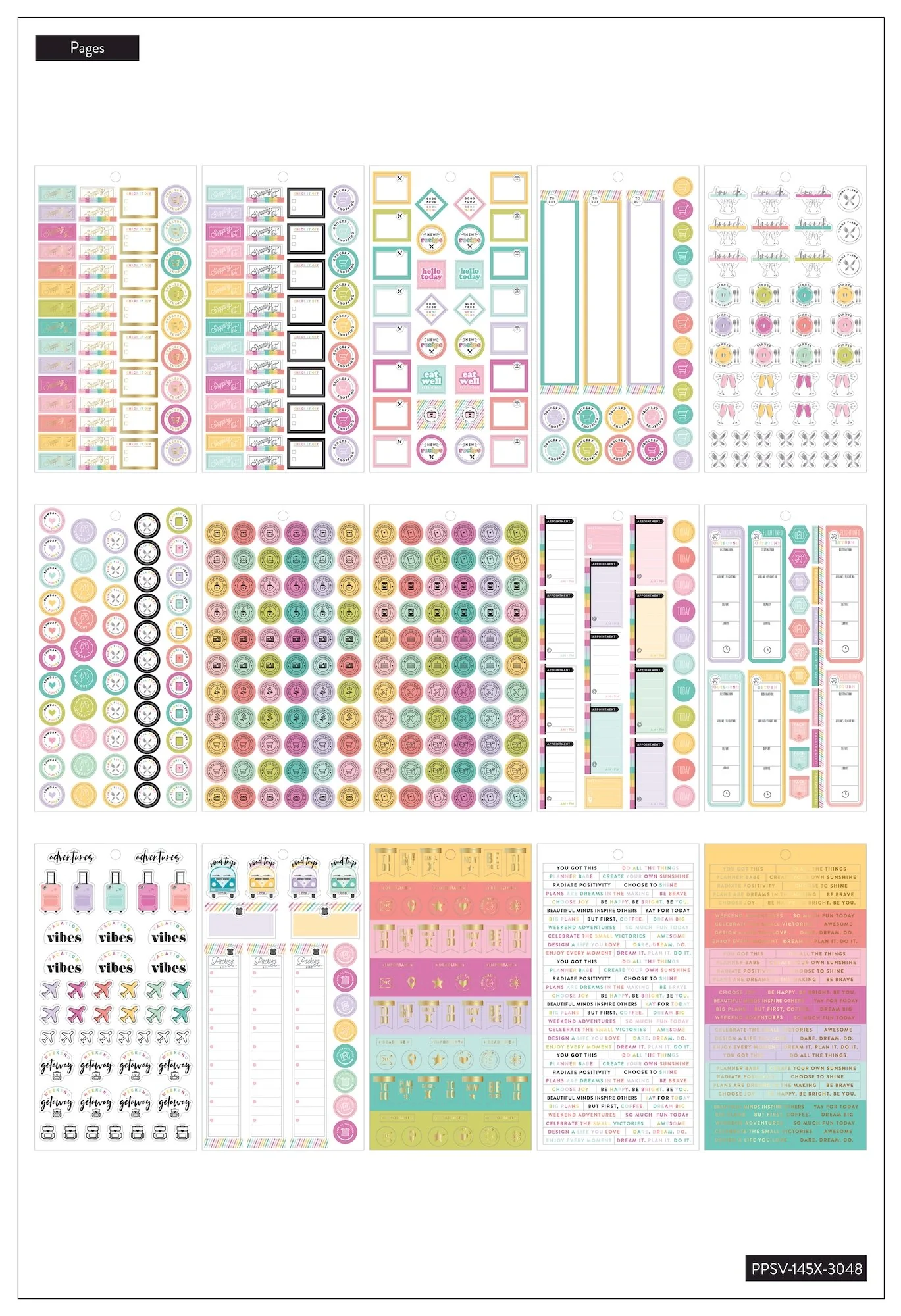 Value Pack Stickers - Planner Babe - Mini - Image 2