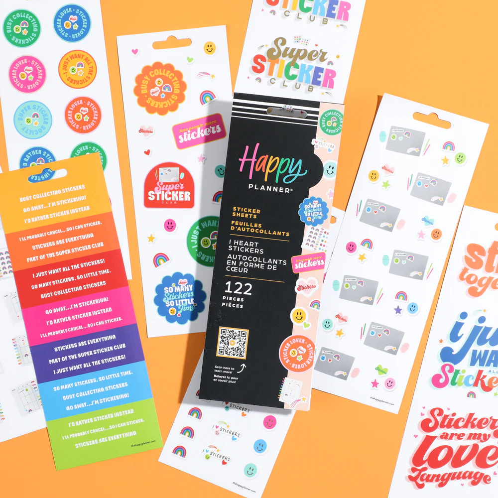 I Heart Stickers - 8 Sticker Sheets - Image 2