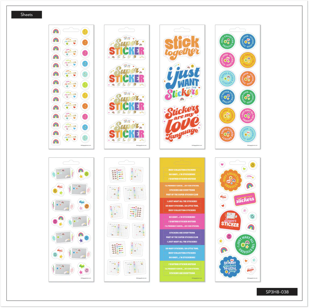 I Heart Stickers - 8 Sticker Sheets - Image 4