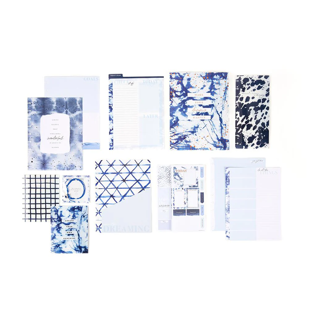 Indigo Tie Dye Classic Planner Companion - Image 5