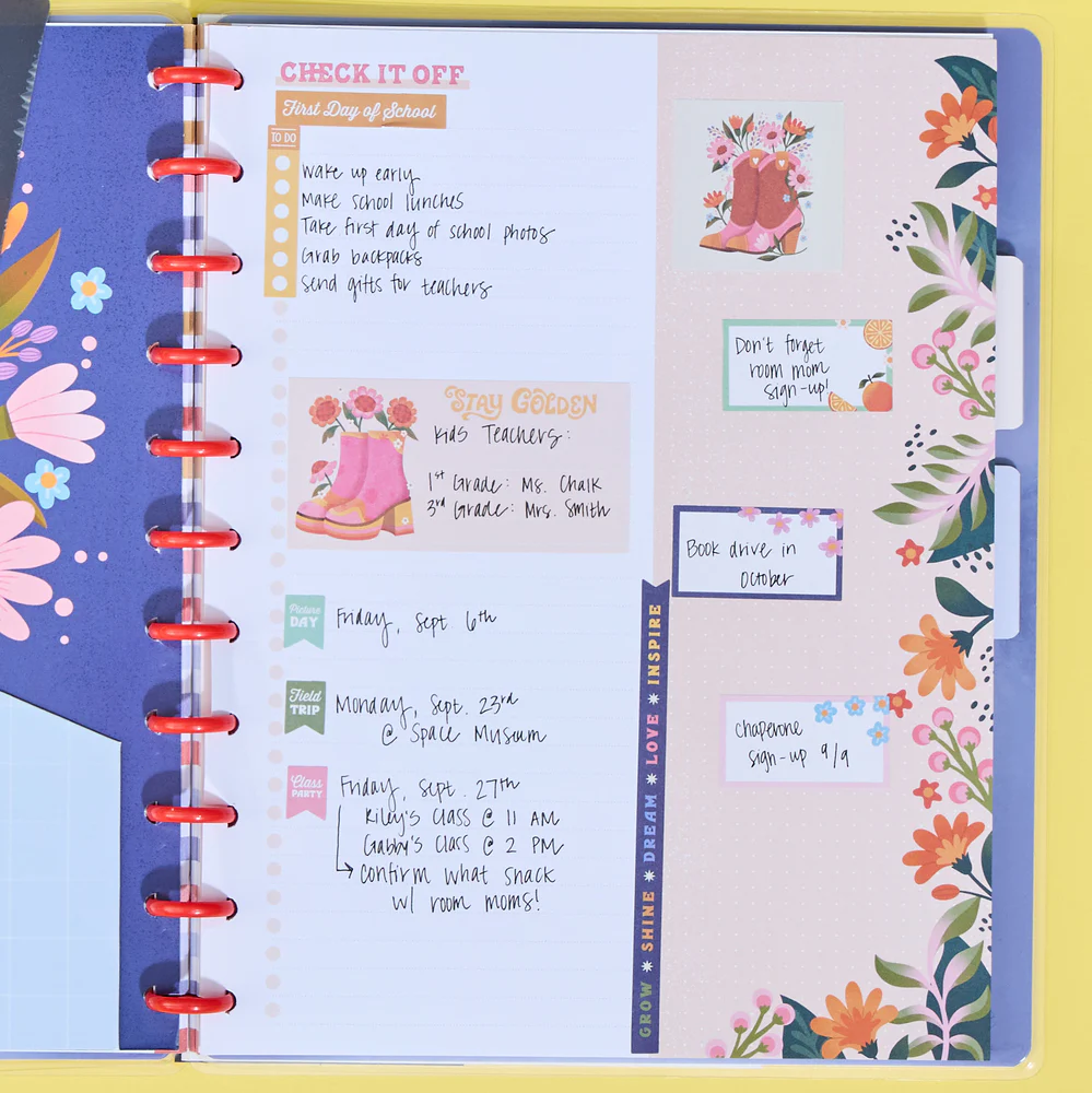 Jess Miller Draws x Happy Planner Seasonal Teacher - Big Accessory Pack - Image 3