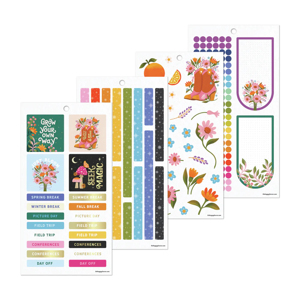 Jess Miller Draws x Happy Planner Seasonal Teacher - Value Pack Stickers - Big - Image 5