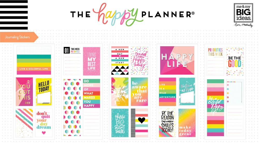 Journaling (Flip) Stickers - Brights - Image 2
