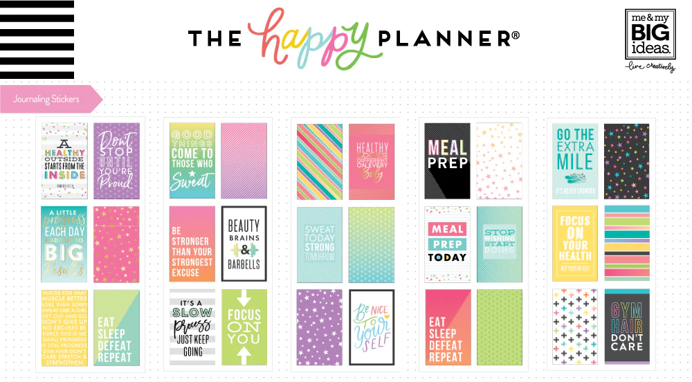 Journaling (Flip) Stickers - Fitness - Image 2